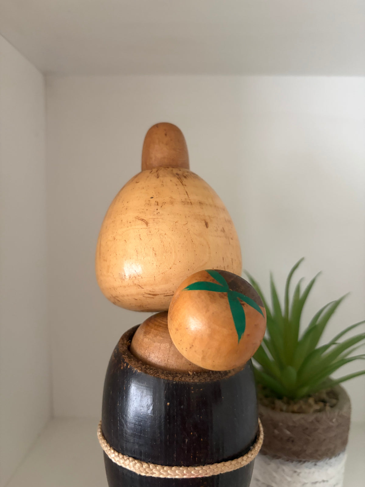 Vintage Sosaku kokeshi by Isamu Yamakawa - Mother and child