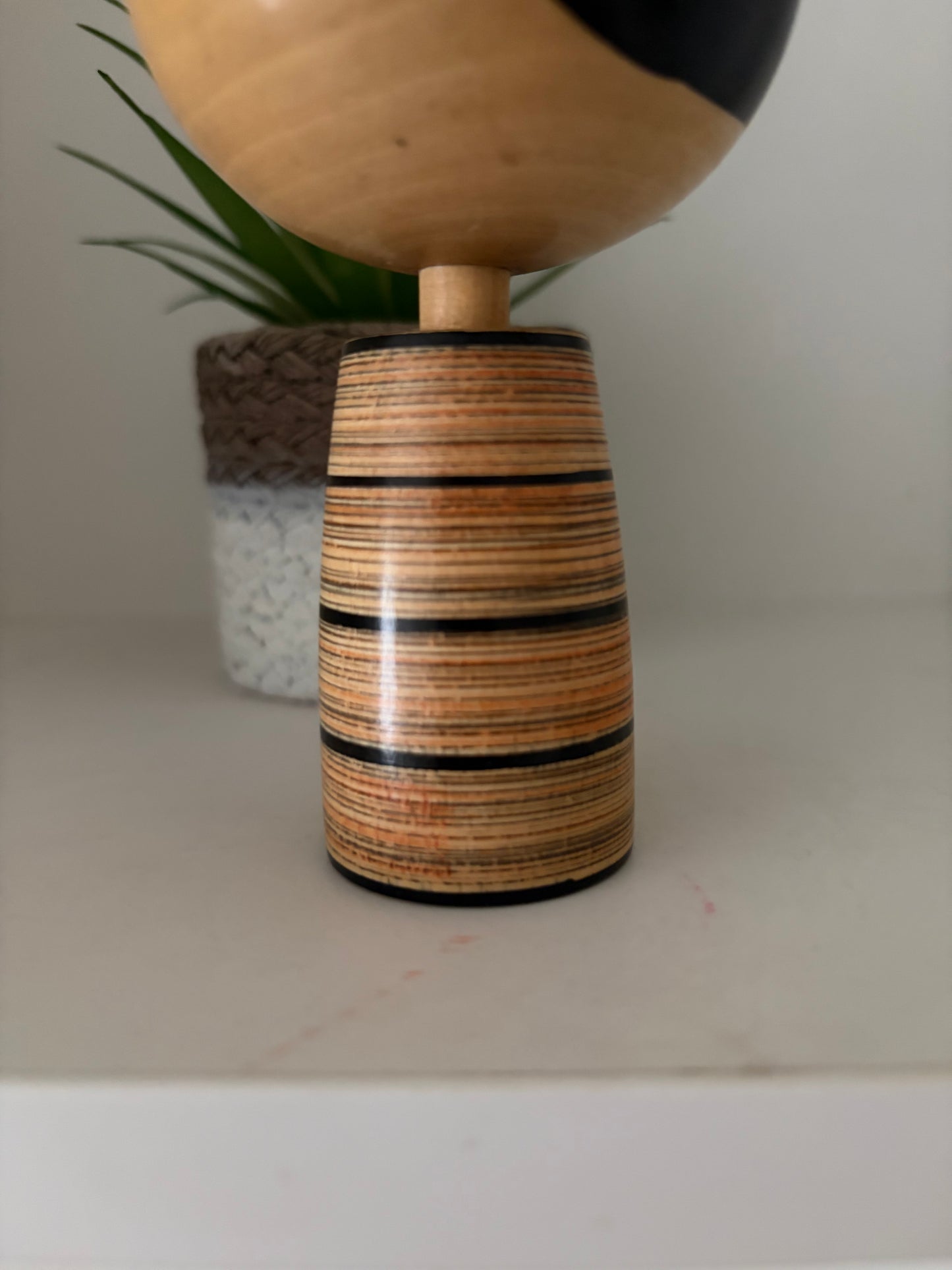 Rare Vintage Creative Kokeshi By Takanashi Hanpuushi