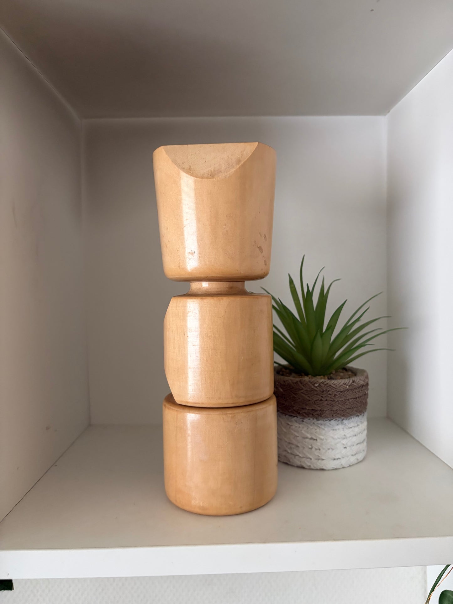 Rare vintage Sosaku kokeshi by Tanaka Harumasa (1916-1966)