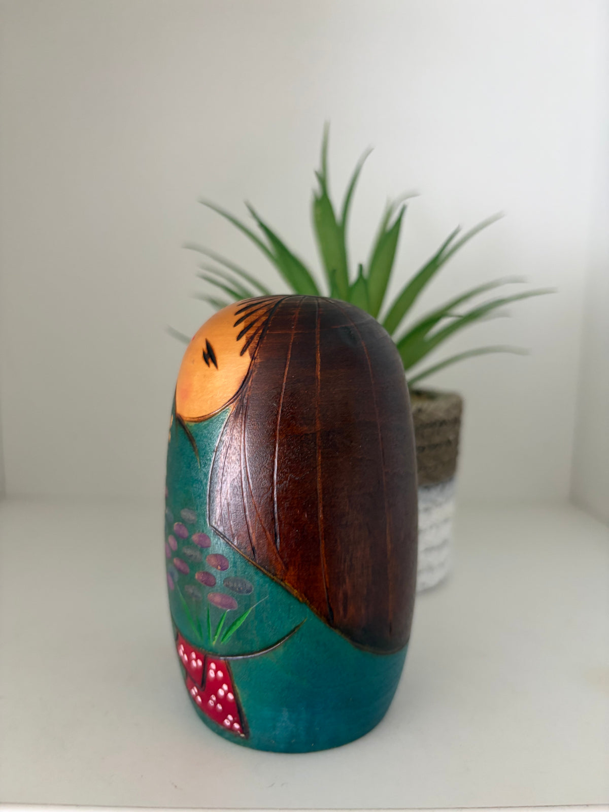 Vintage Gumma kokeshi by Kunio Miyagawa (1933-)