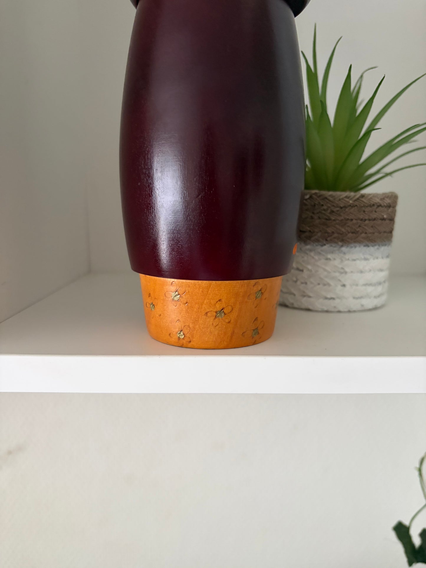 Rare Vintage Sosaku kokeshi by Aoki Ryoka (1931-)