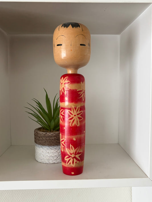 Rare Vintage Creative Kokeshi By Kahei Katase (1922-2015)