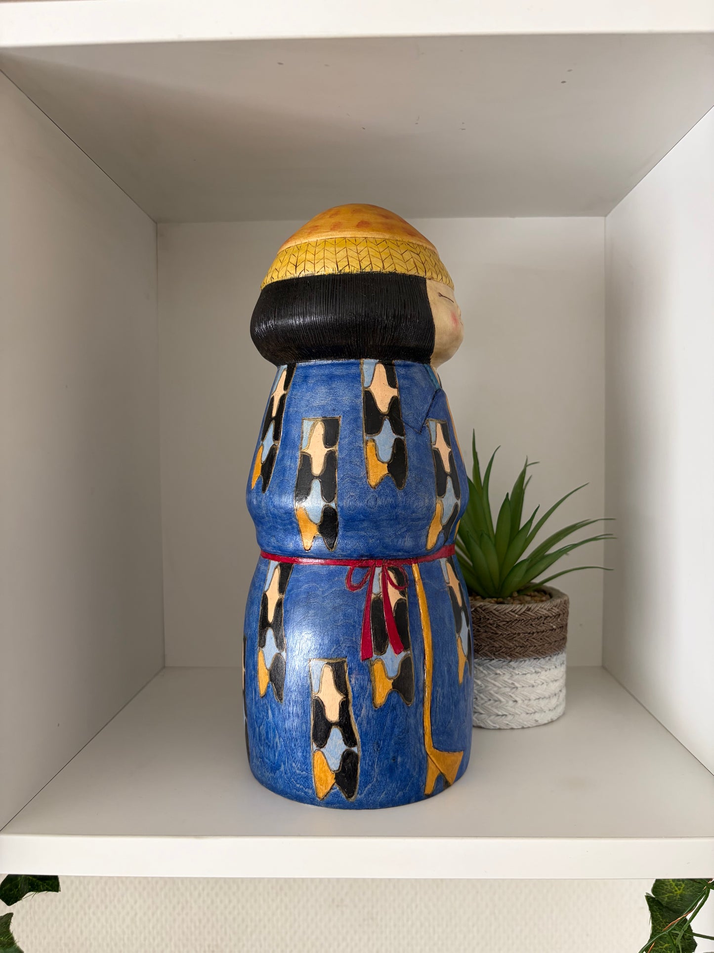 One off a kind Sosaku kokeshi by Megumi Nozawa