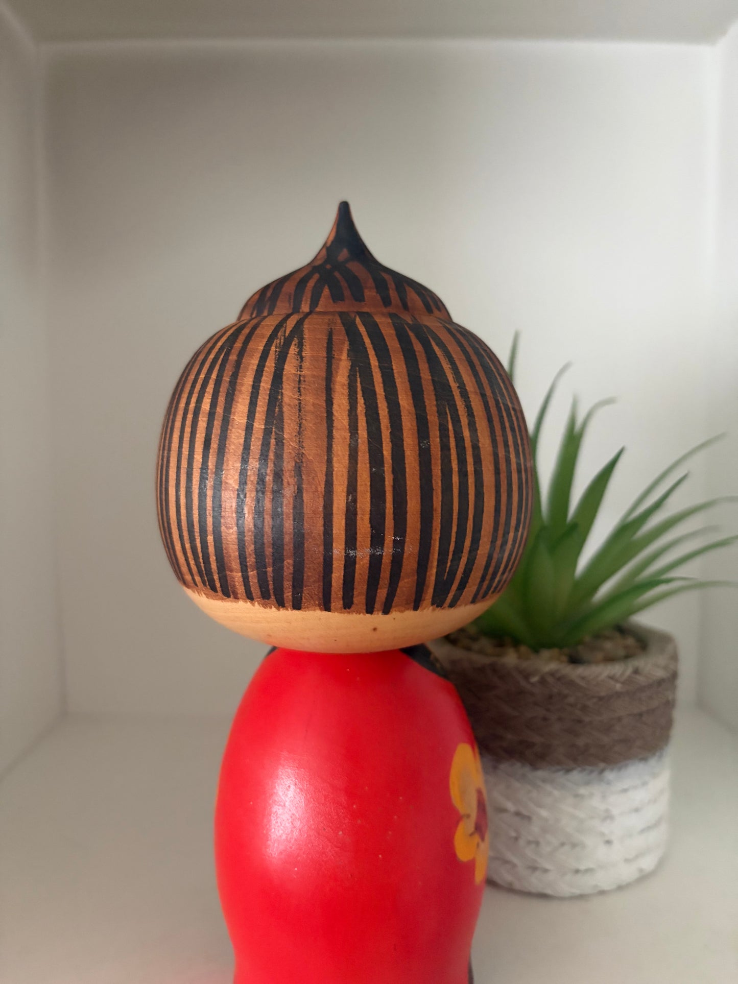 Rare vintage Sosaku kokeshi by Yuji Kawase (1938-)