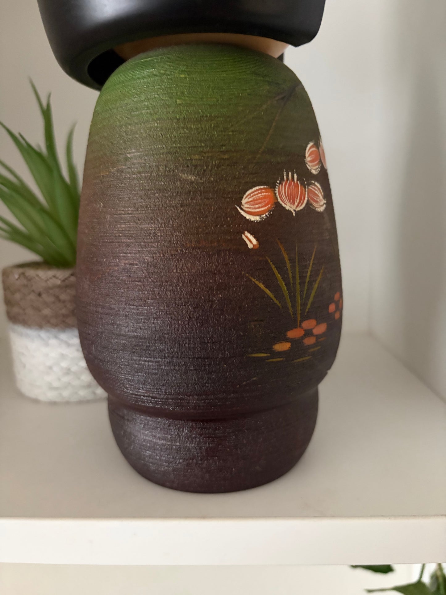 Vintage Gumma kokeshi by Masae Fujikawa (1942-2015)- 27cm