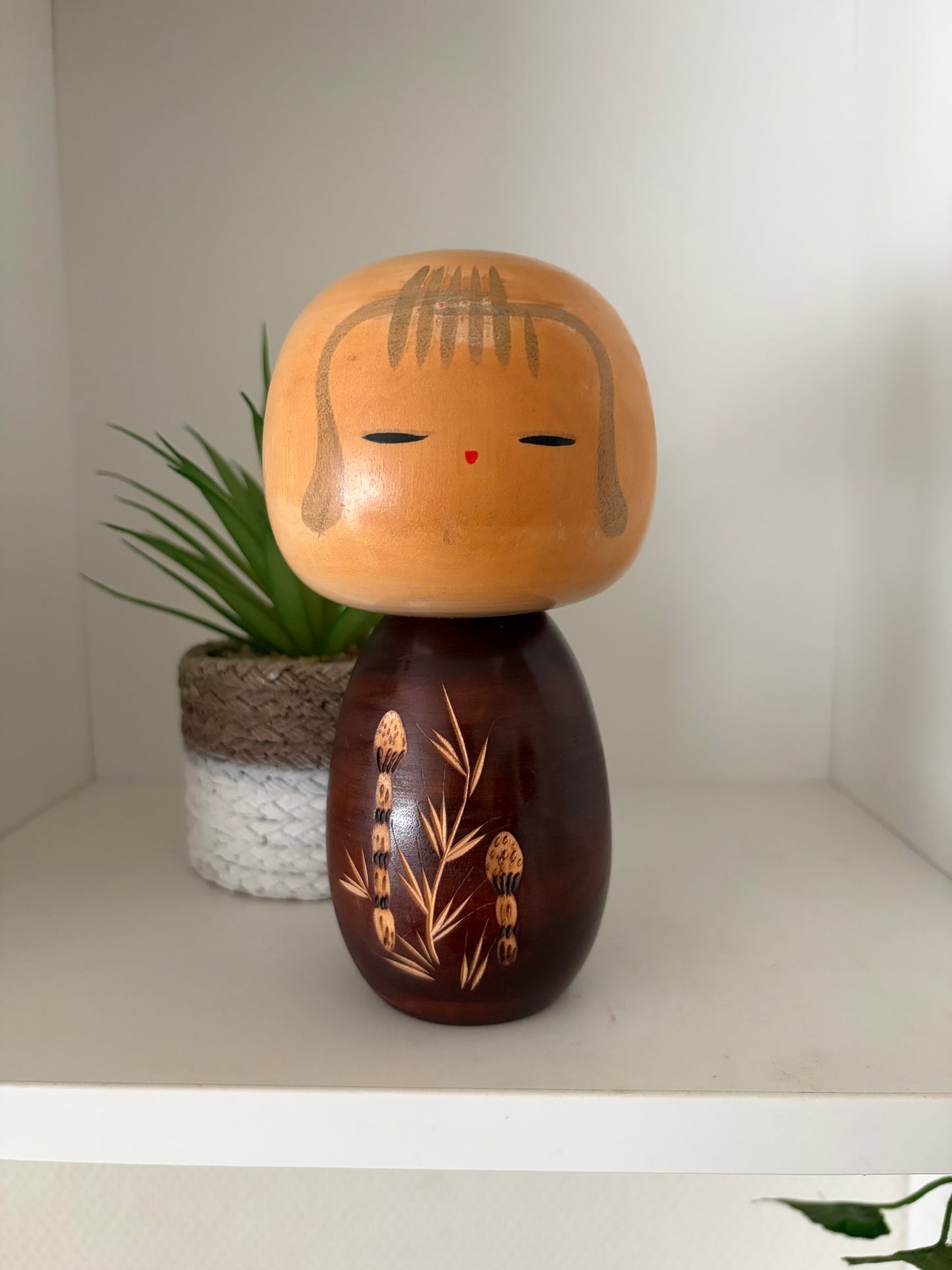 Vintage Sosaku kokeshi by Yuji Kawase (1938-)