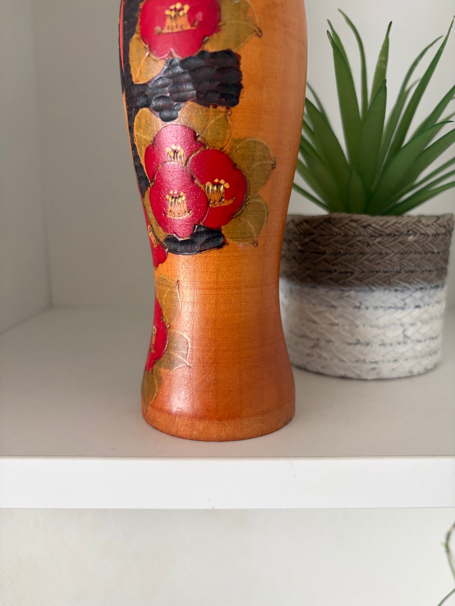 Vintage Gumma kokeshi by Kazuo Takamizawa (1927-)