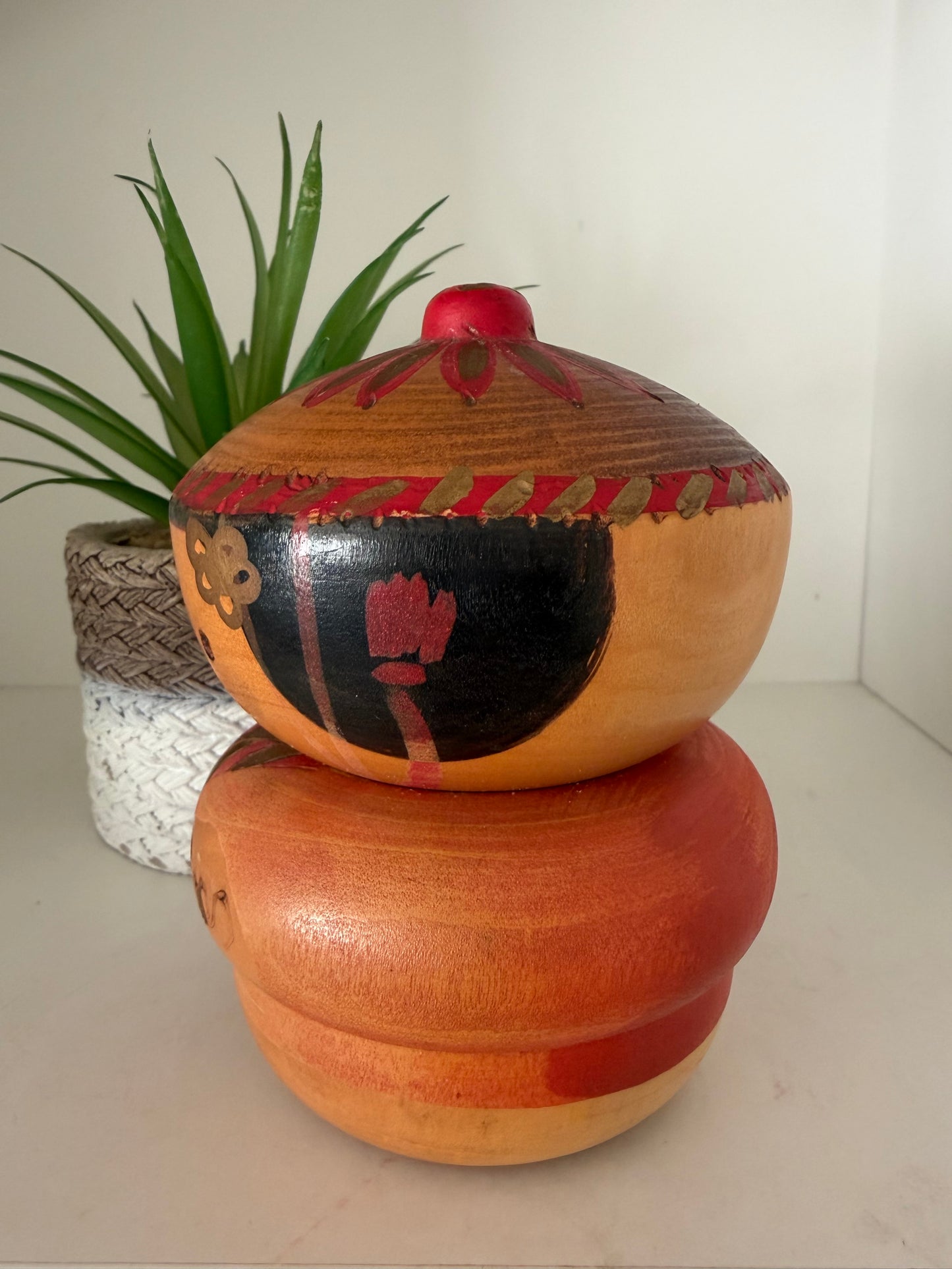 Rare Vintage Creative Kokeshi By Hiroe Fukushima