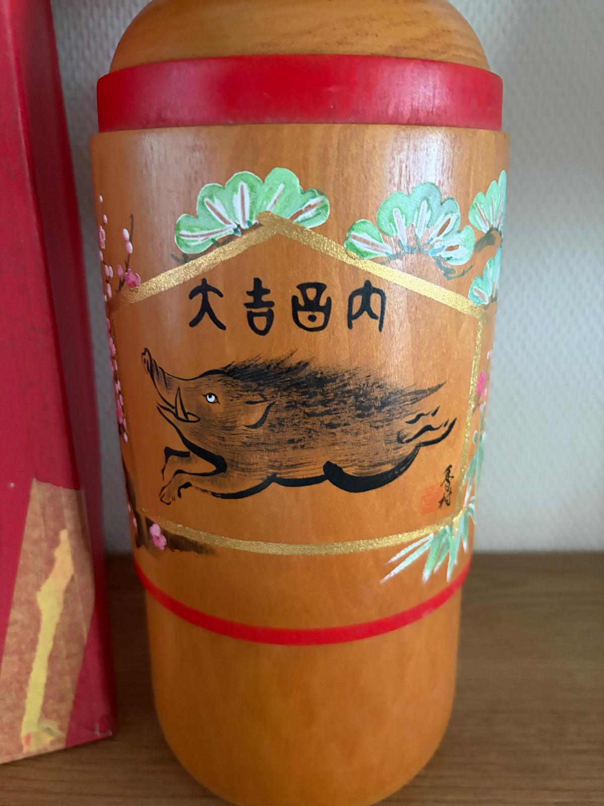 Exclusive HUGE Sosaku kokeshi by Sato Kouson