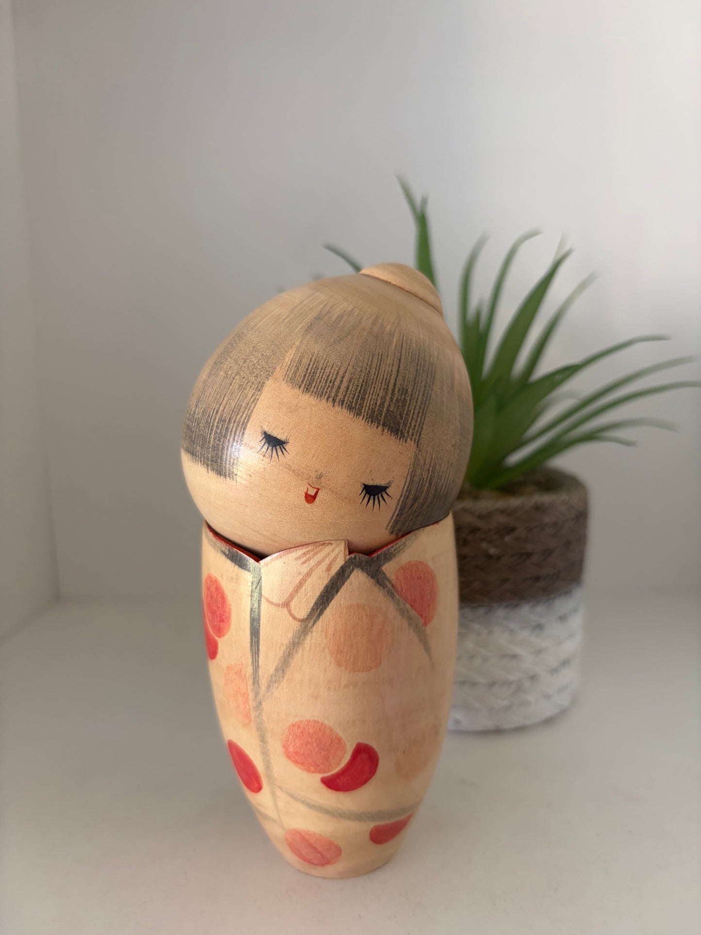 Vintage Sosaku kokeshi by Sansaku Sekiguchi (1925-2018)