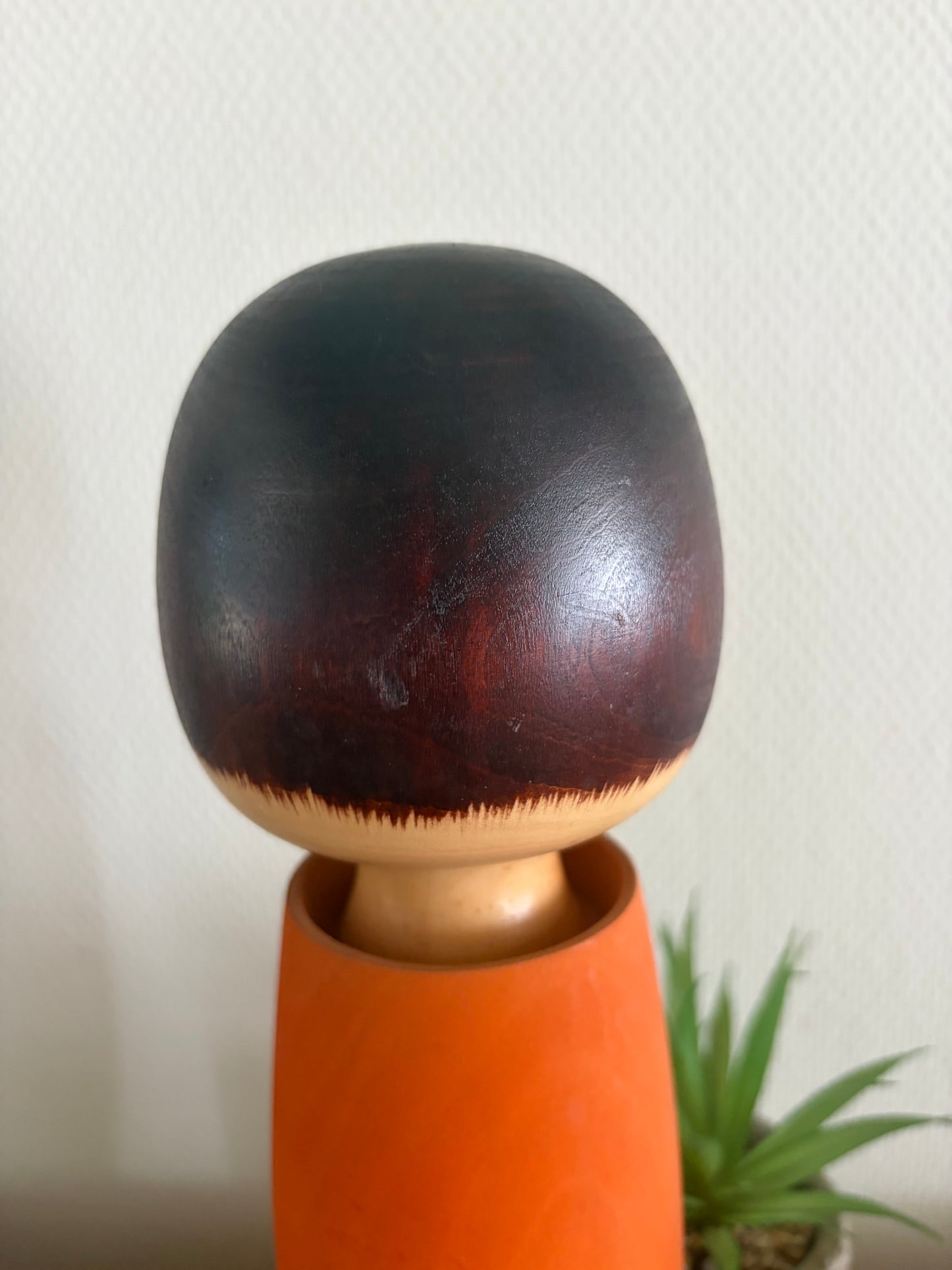 Exclusive vintage Sosaku kokeshi by Aoki Ryoka (1931-)