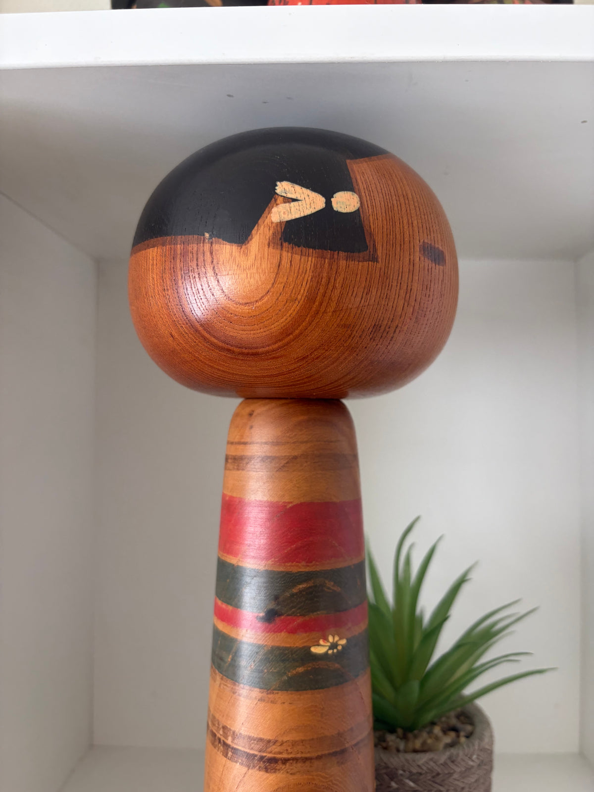 Vintage Sosaku kokeshi by Sanpei Yamakawa (1926-2012)