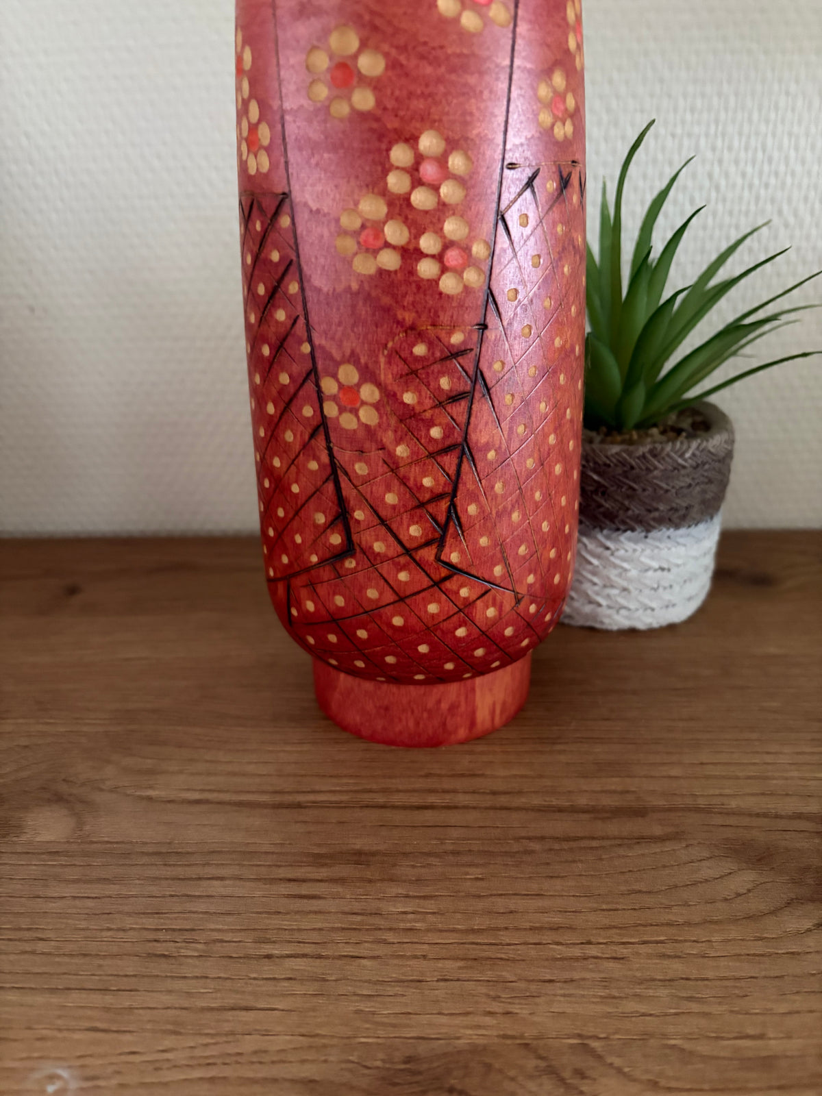 Vintage XL Gumma Kokeshi made by Kazuo Takamizawa (1927-)