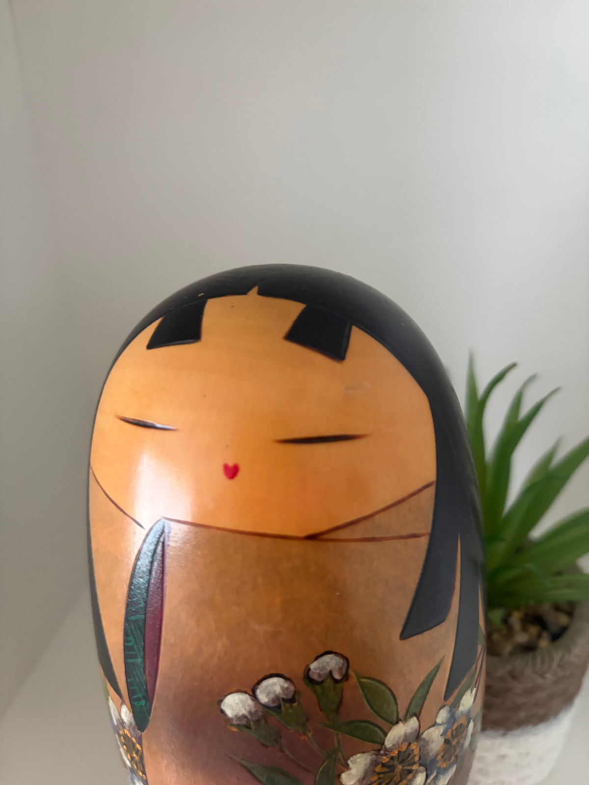 Rare vintage Sosaku kokeshi by Sato Suigai (1920-)