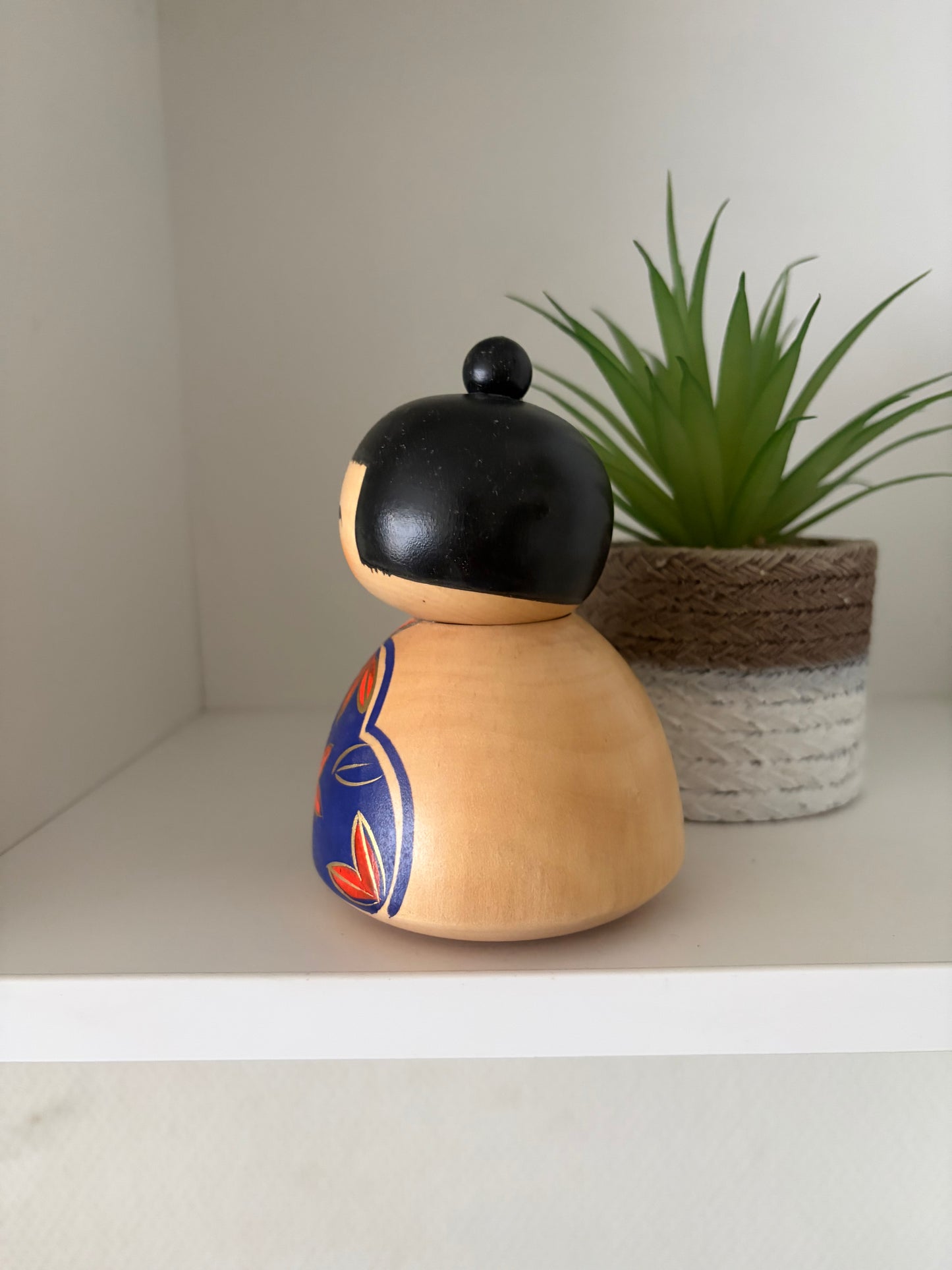 Vintage Creative Kokeshi By Aoki Ryoka (1931-)