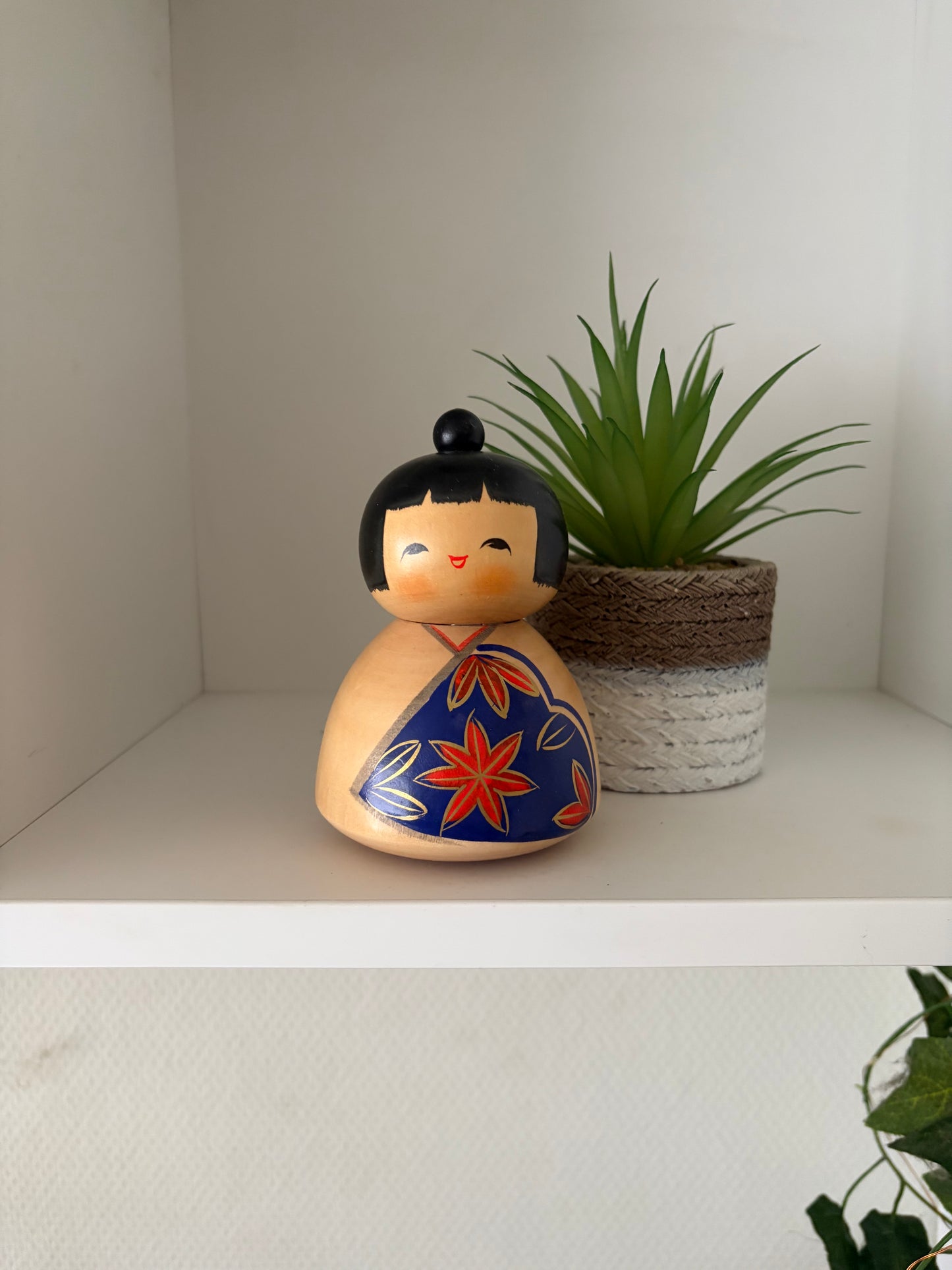 Vintage Creative Kokeshi By Aoki Ryoka (1931-)