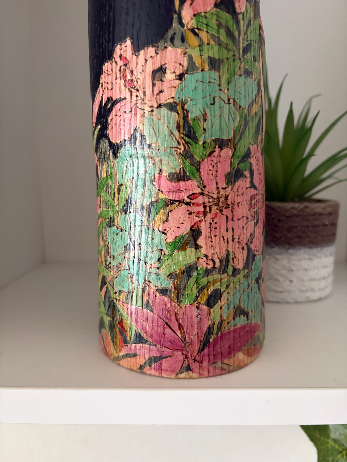 Exclusive one of a kind kokeshi by Yuko Yamazaki