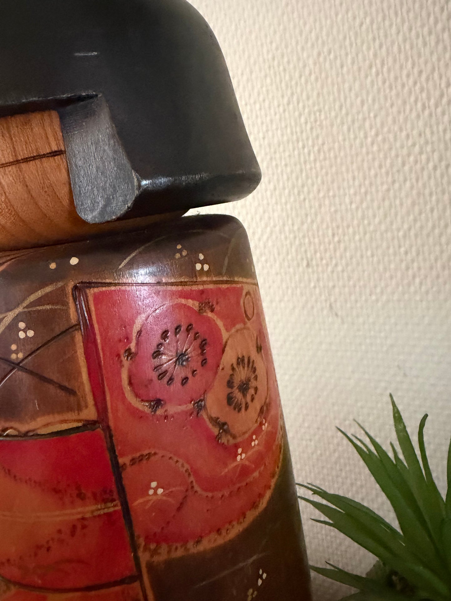 Rare vintage Sosaku kokeshi by Toa Sekiguchi (1942-)