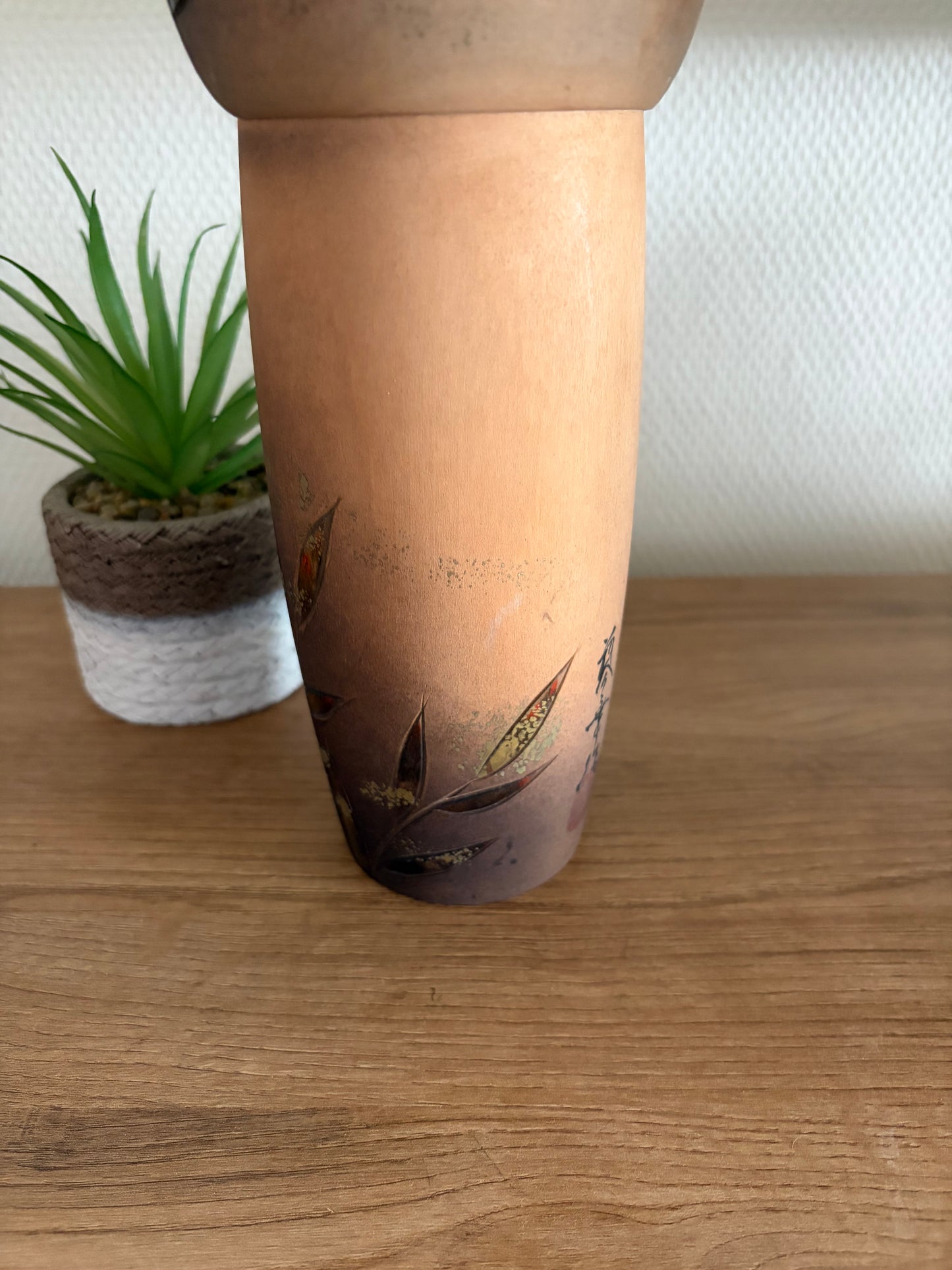 Exclusive vintage Sosaku kokeshi by Aoki Ryoka (1931-)