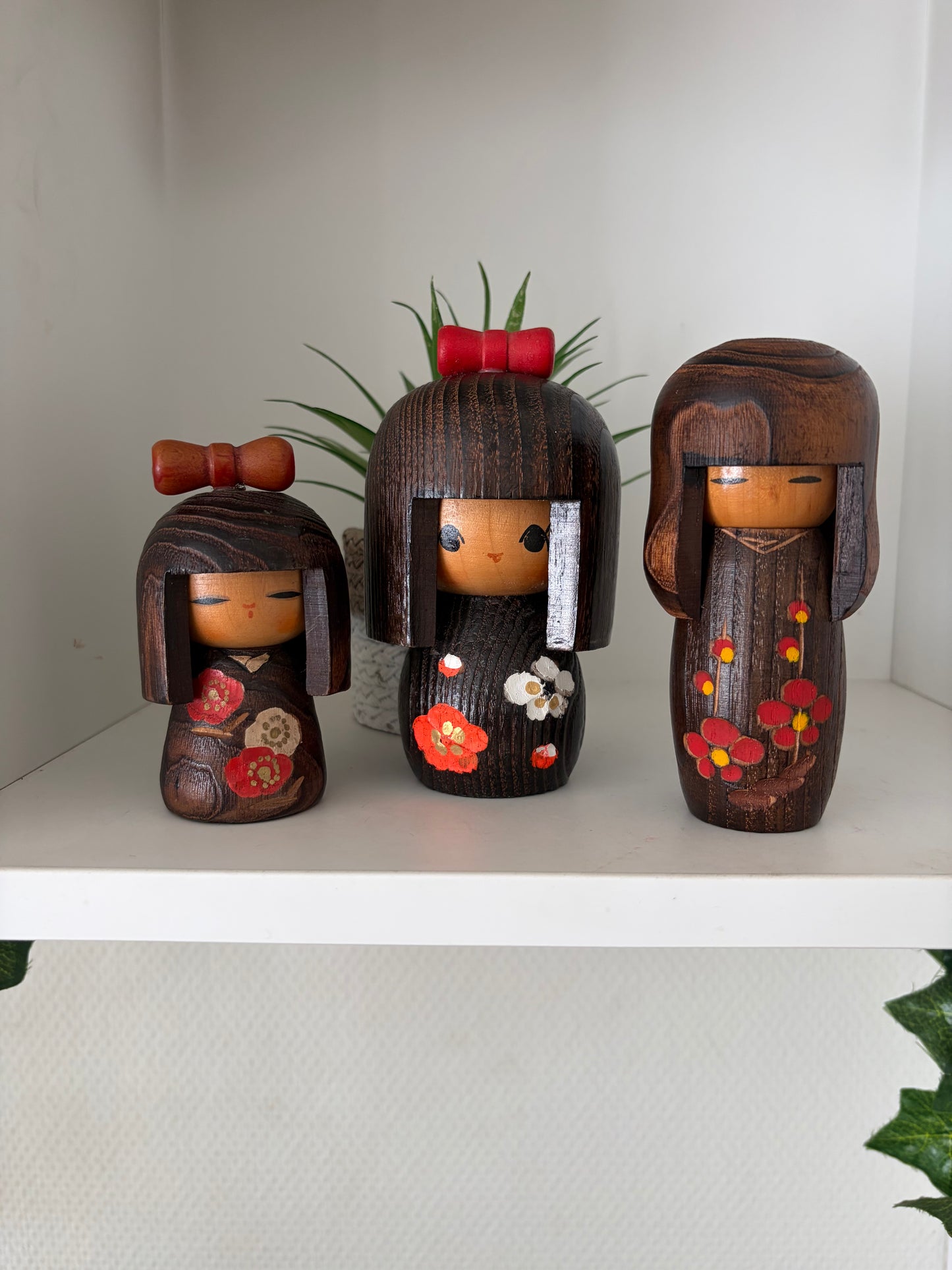 Set off 3 vintage Sosaku kokeshi