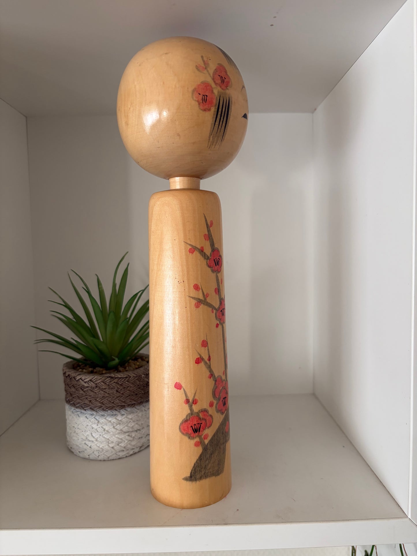 Vintage Sosaku kokeshi by Eiko Shibata (1924-) - Dated 1990