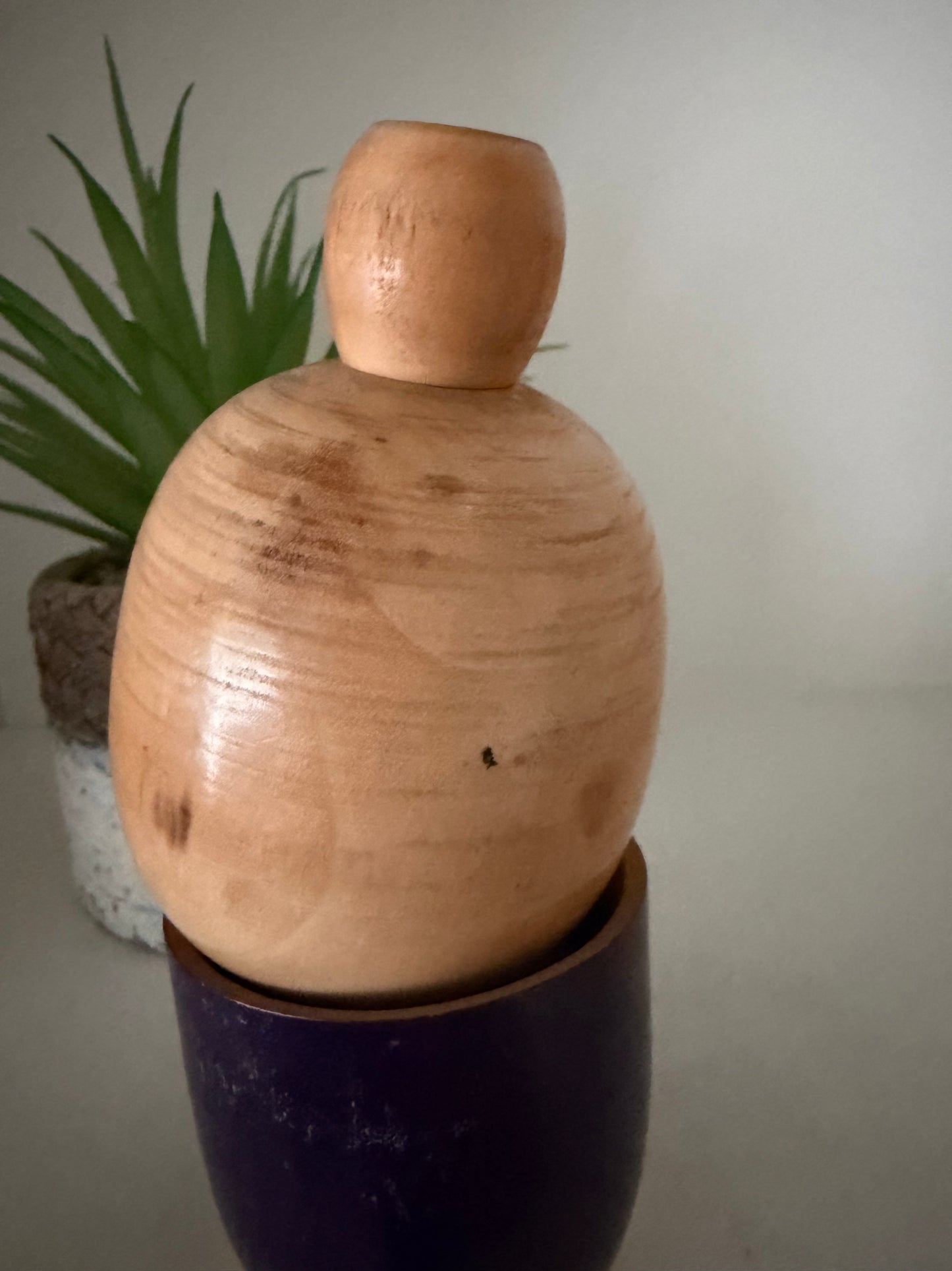 Vintage Sosaku kokeshi by Sato Suigai (1920-)
