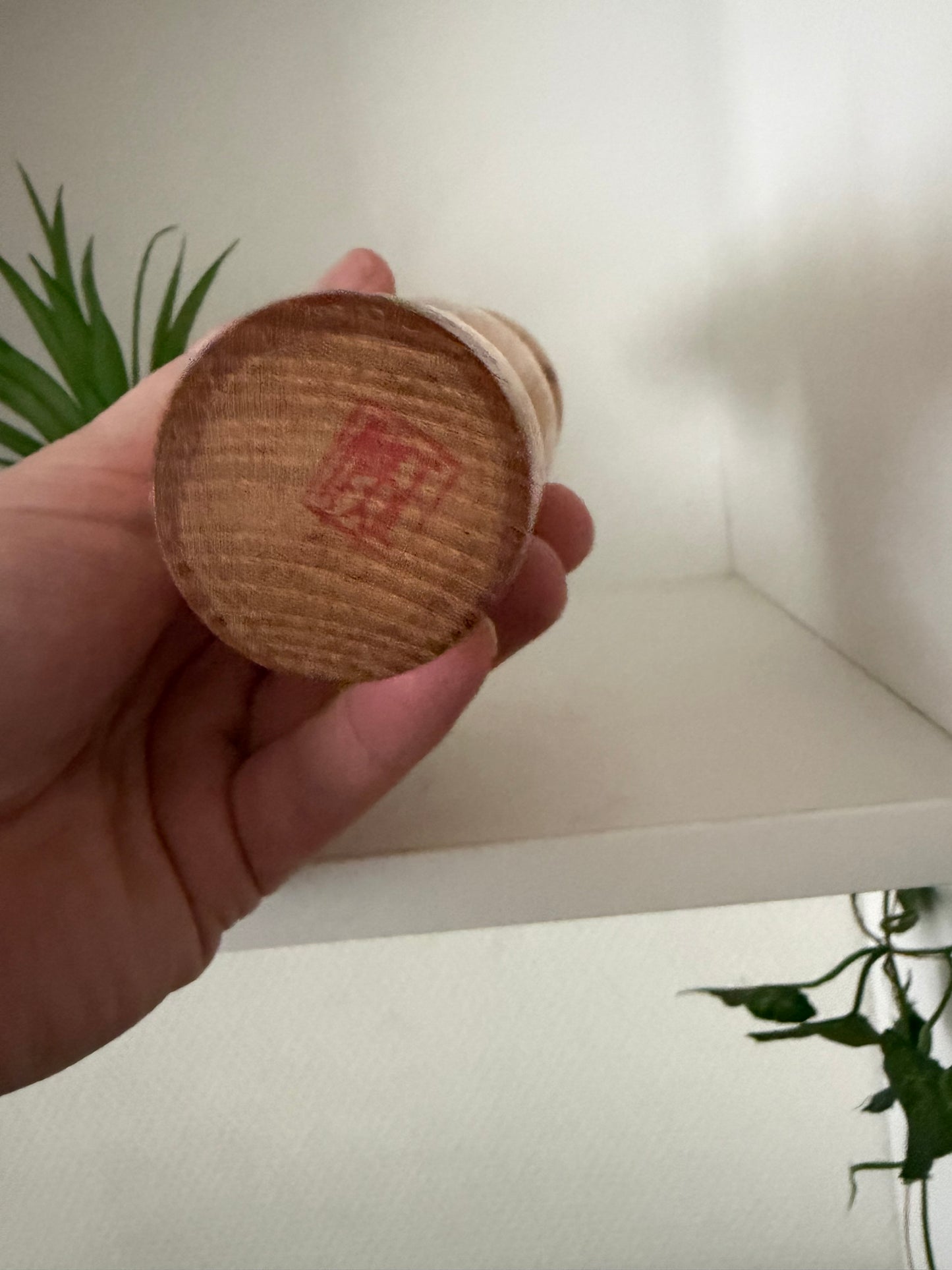 Vintage Sosaku kokeshi by Kato Masami (1925-)