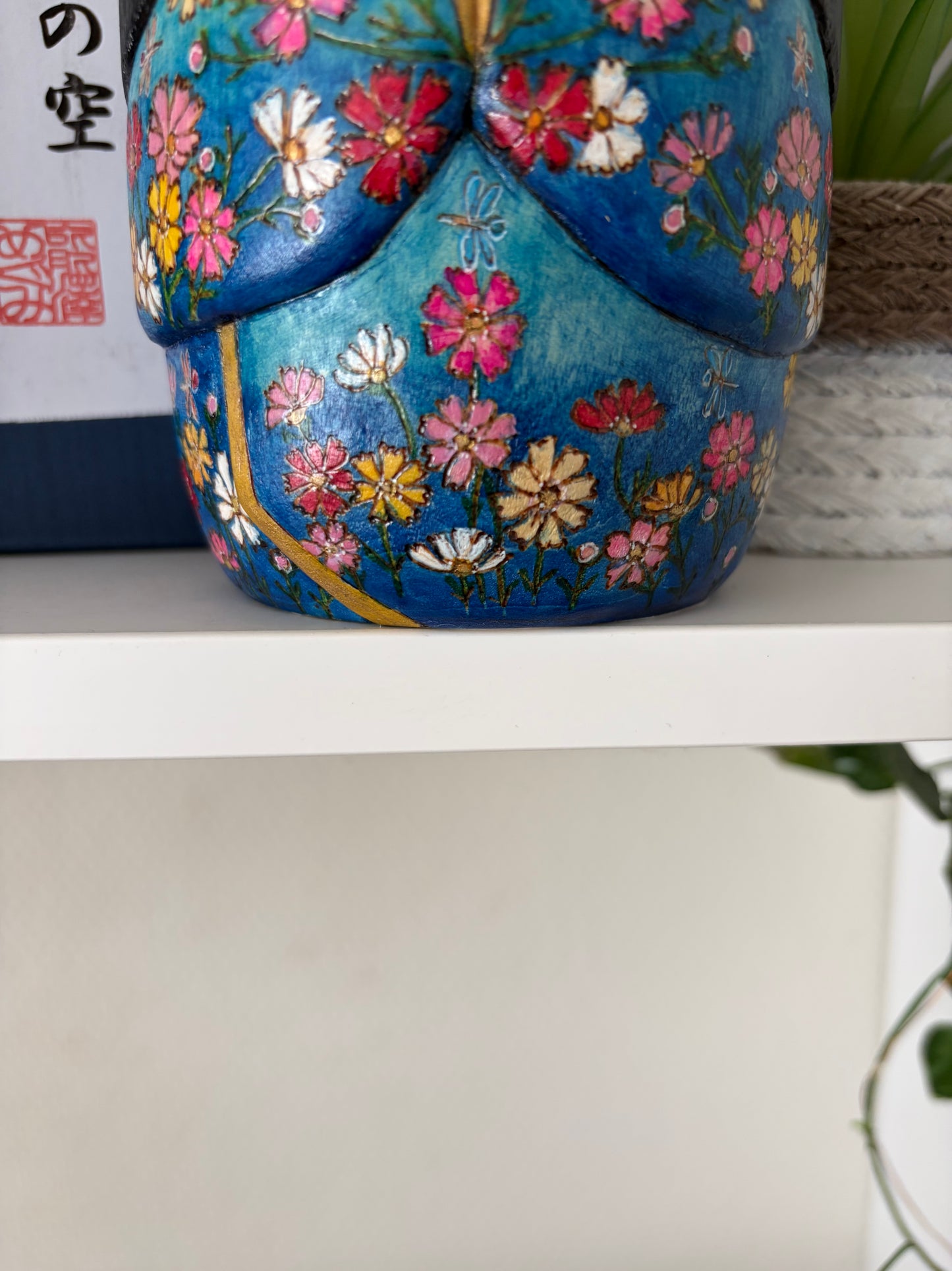 One off a kind Sosaku kokeshi by Megumi Nozawa