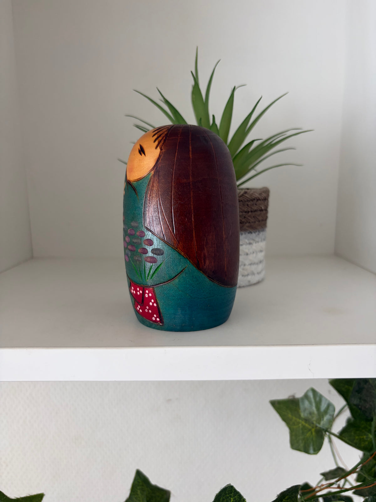 Vintage Gumma kokeshi by Kunio Miyagawa (1933-)