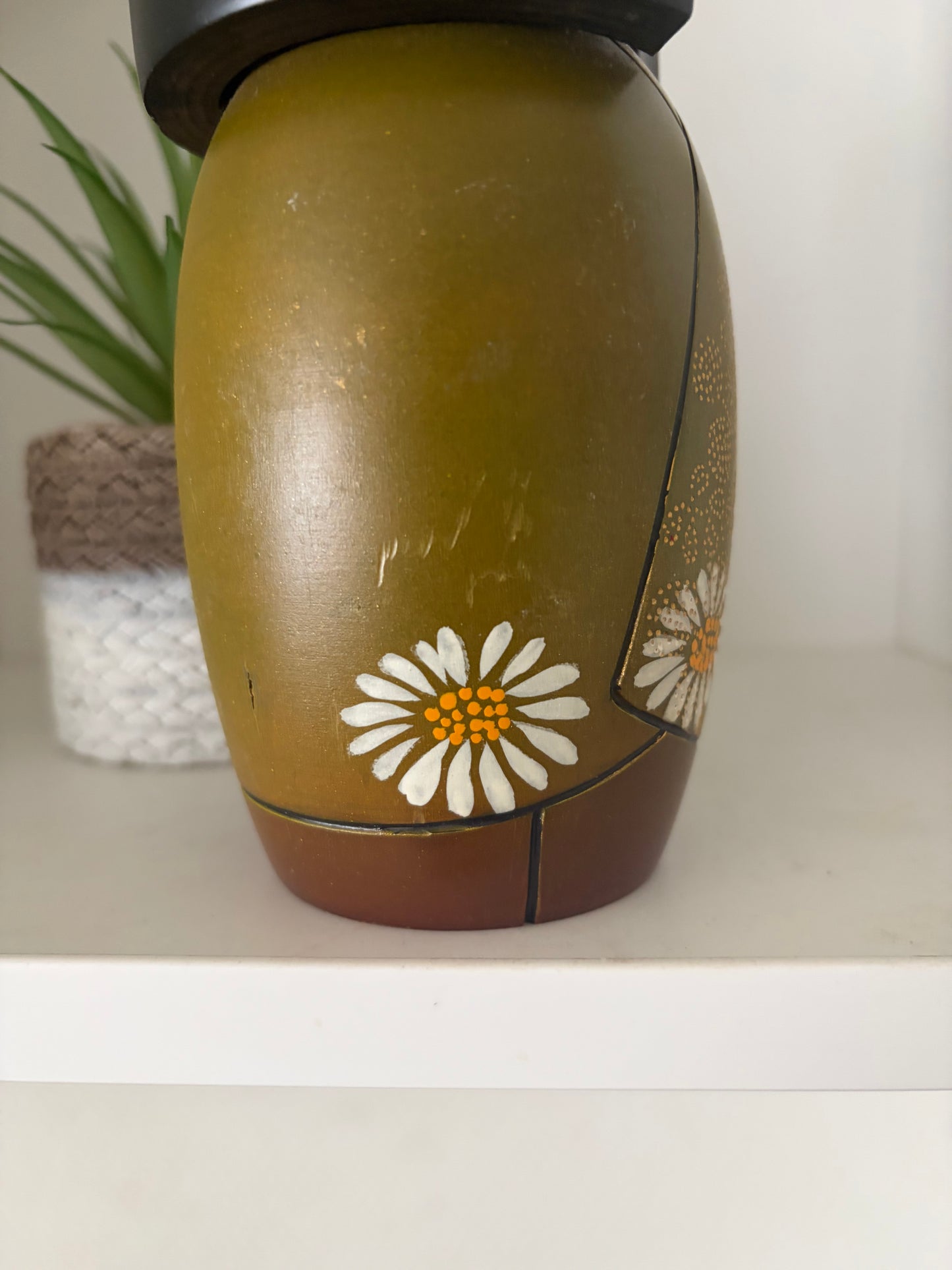 Vintage Gumma kokeshi by Kisaku