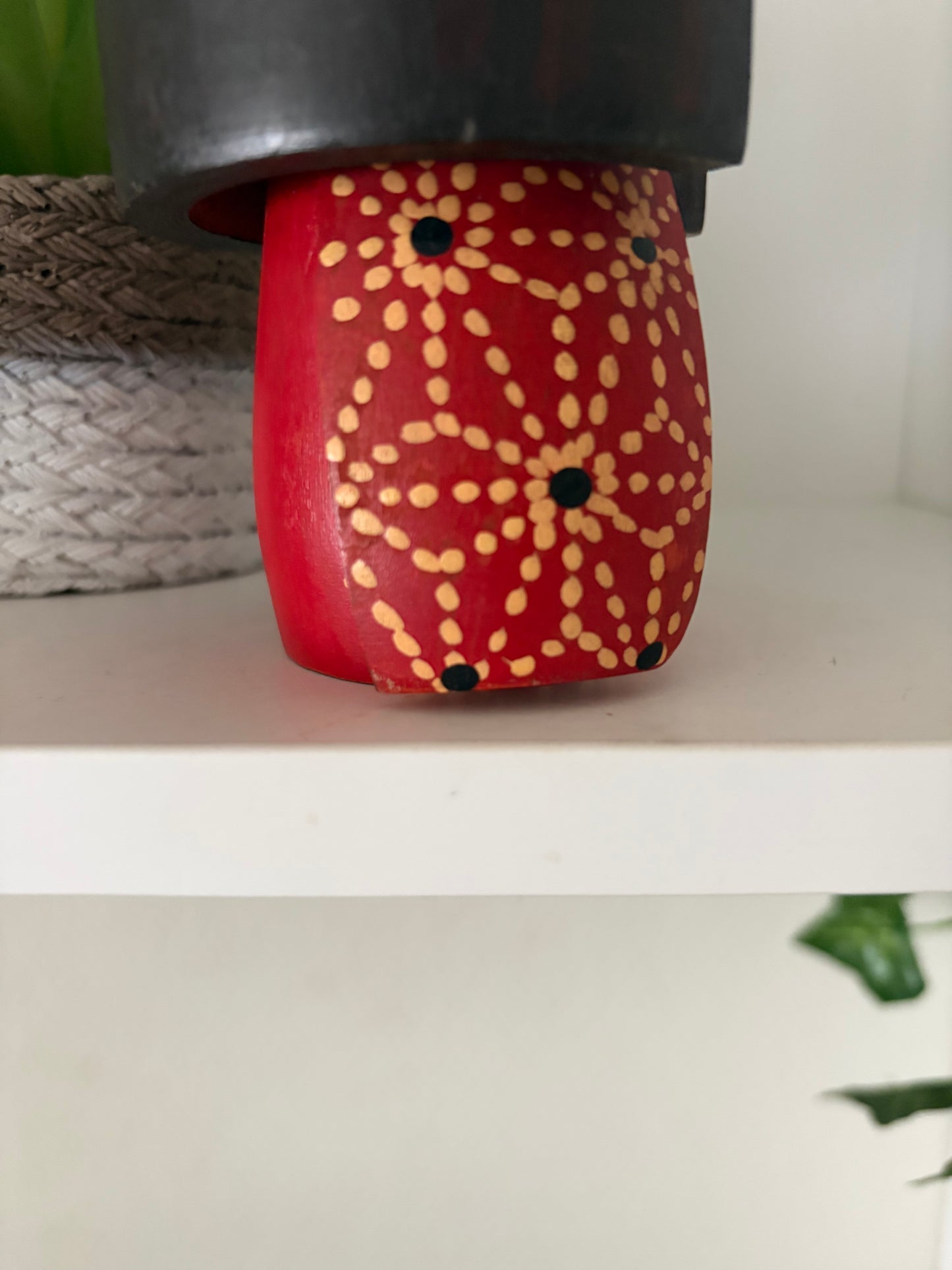 Vintage Gumma Kokeshi By Kazuo Takamizawa (1927-)