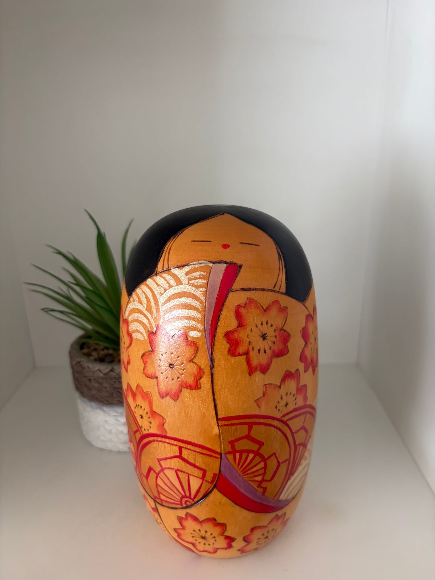 Vintage Sosaku Kokeshi by Miyashita Hajime (1940-)