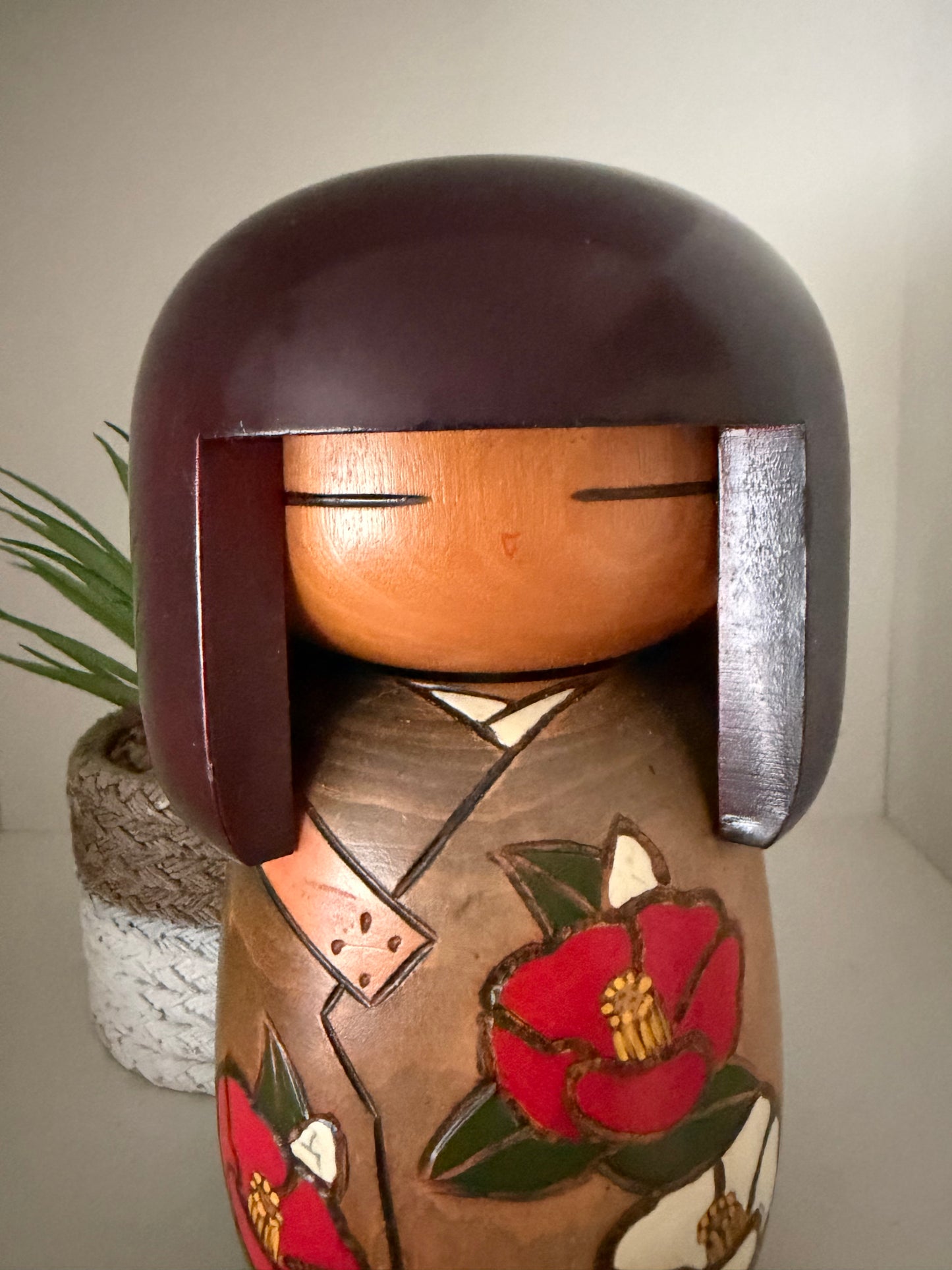 Vintage Gumma kokeshi by Kisaku