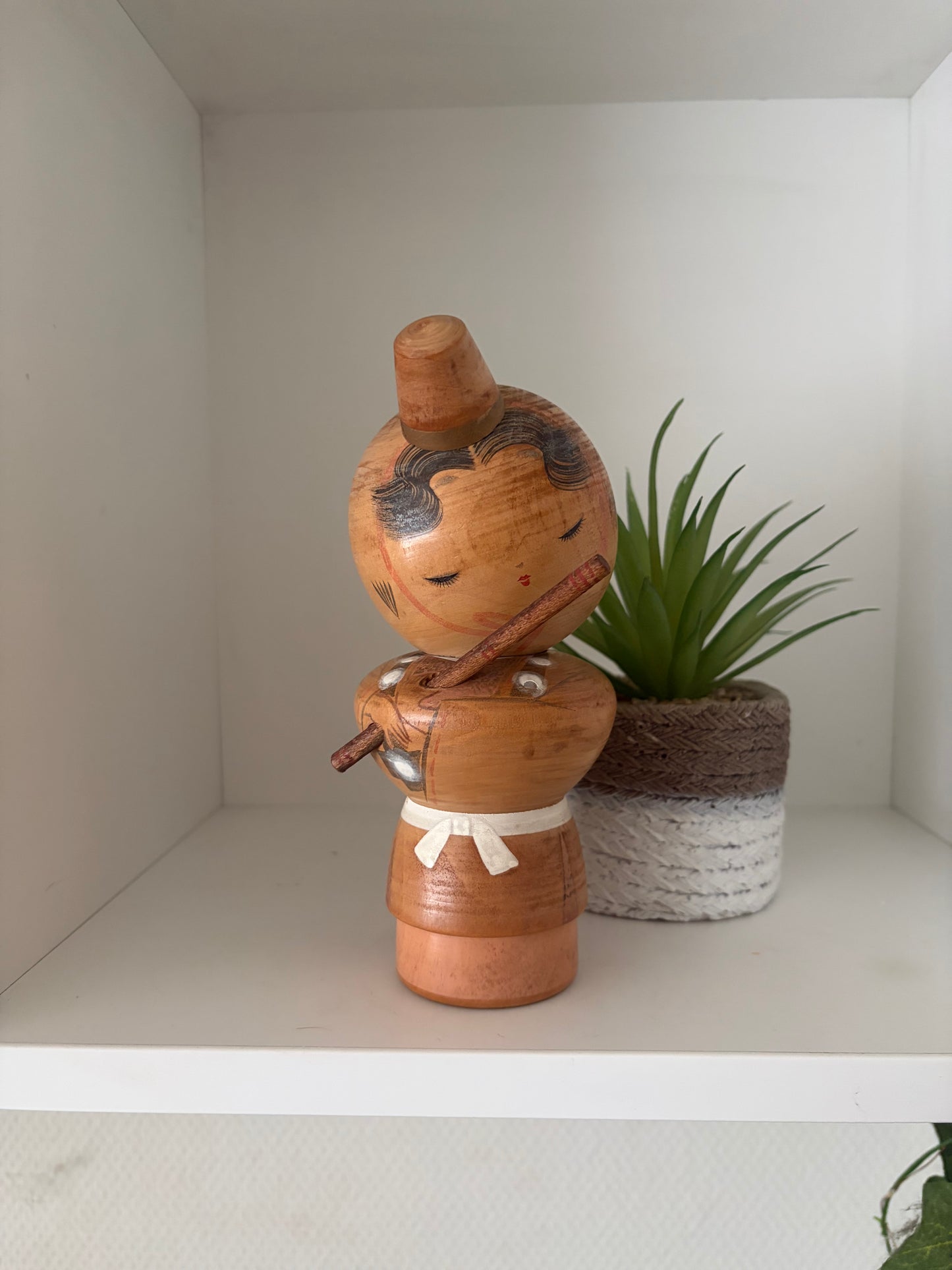 Rare Vintage creative kokeshi by Sansaku Sekiguchi (1925-2018)