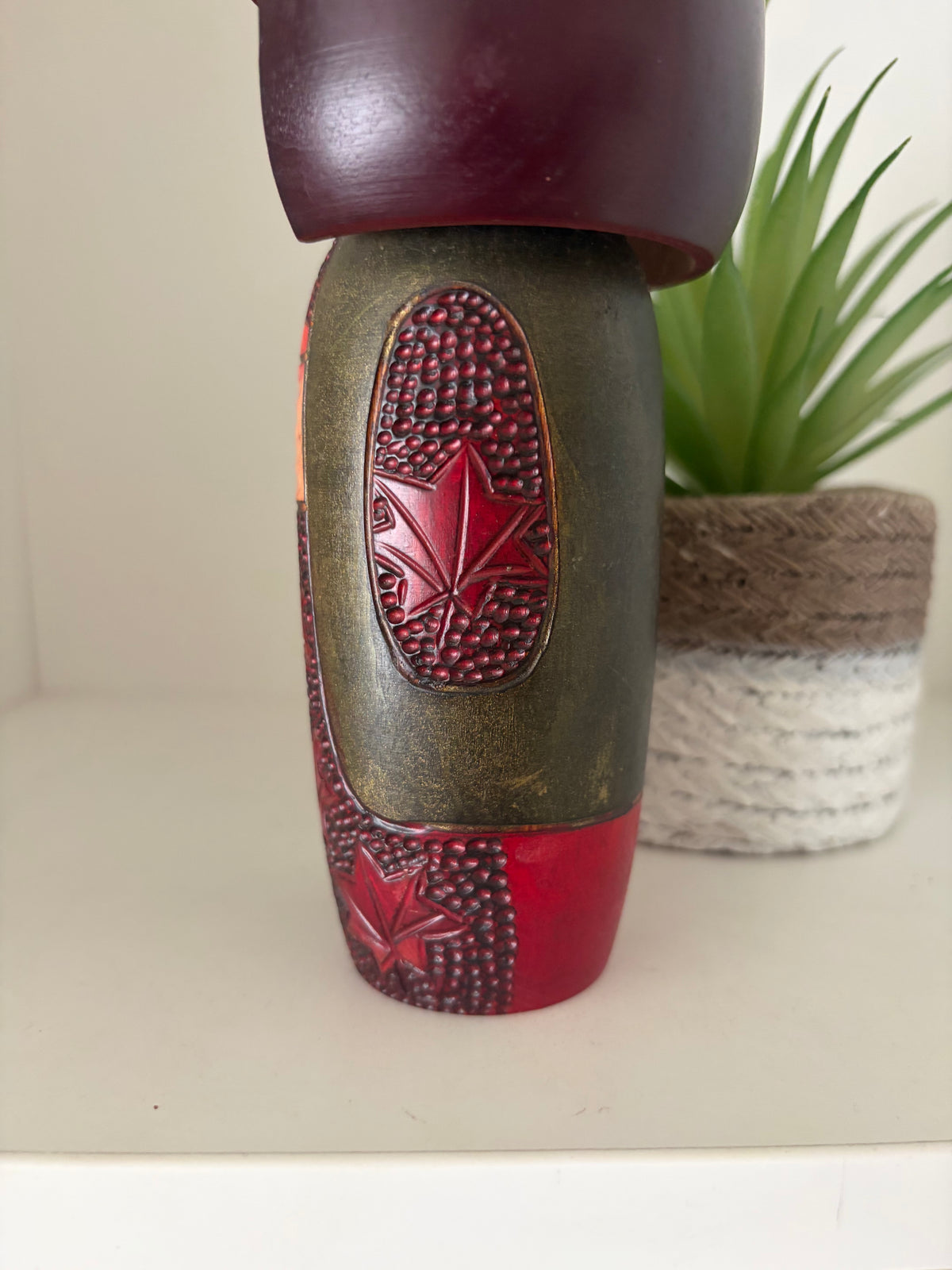 Vintage Gumma kokeshi by Sumitani Kohji