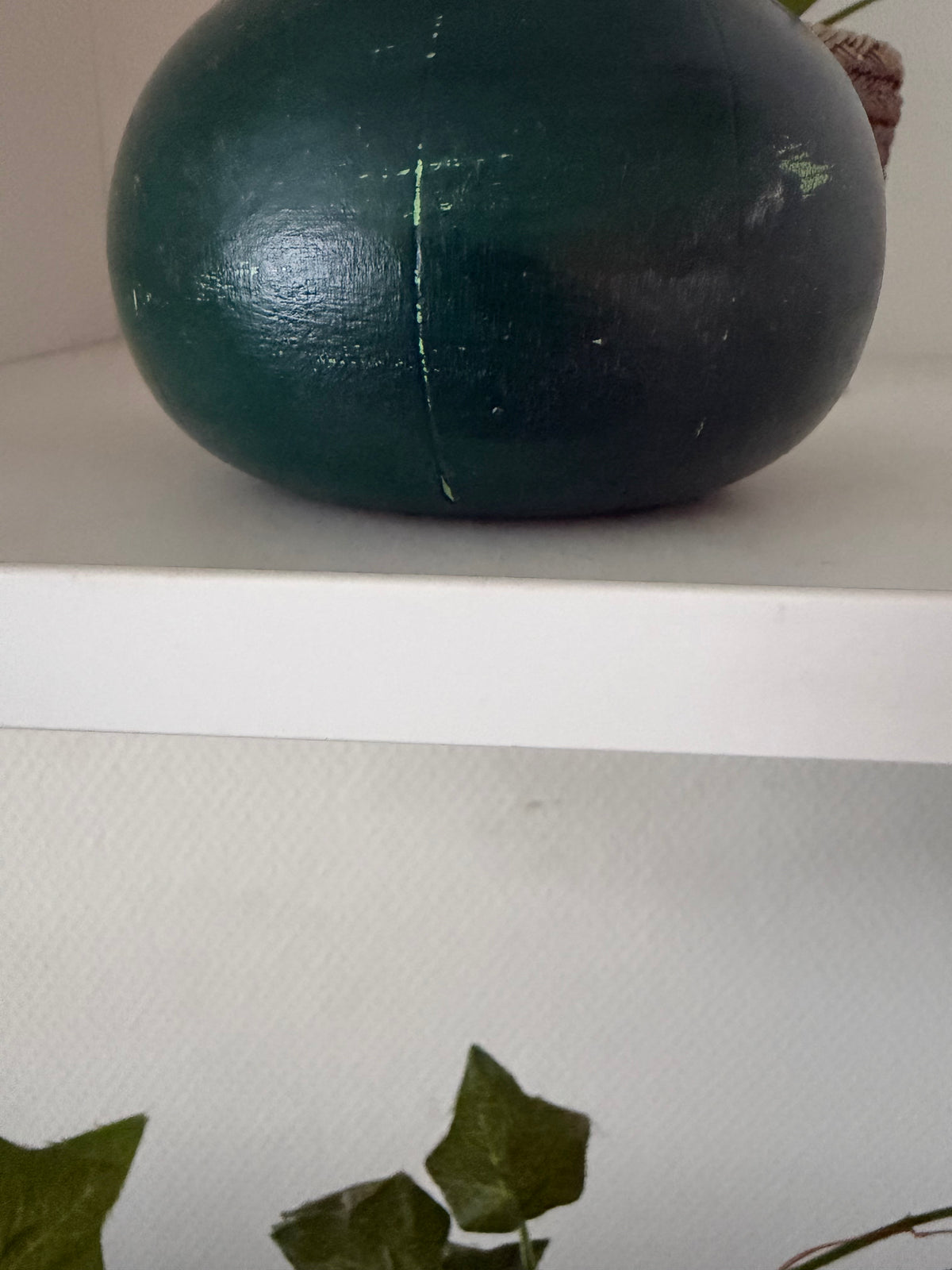 Rare vintage pumpkin kokeshi by Hiroe Fukushima