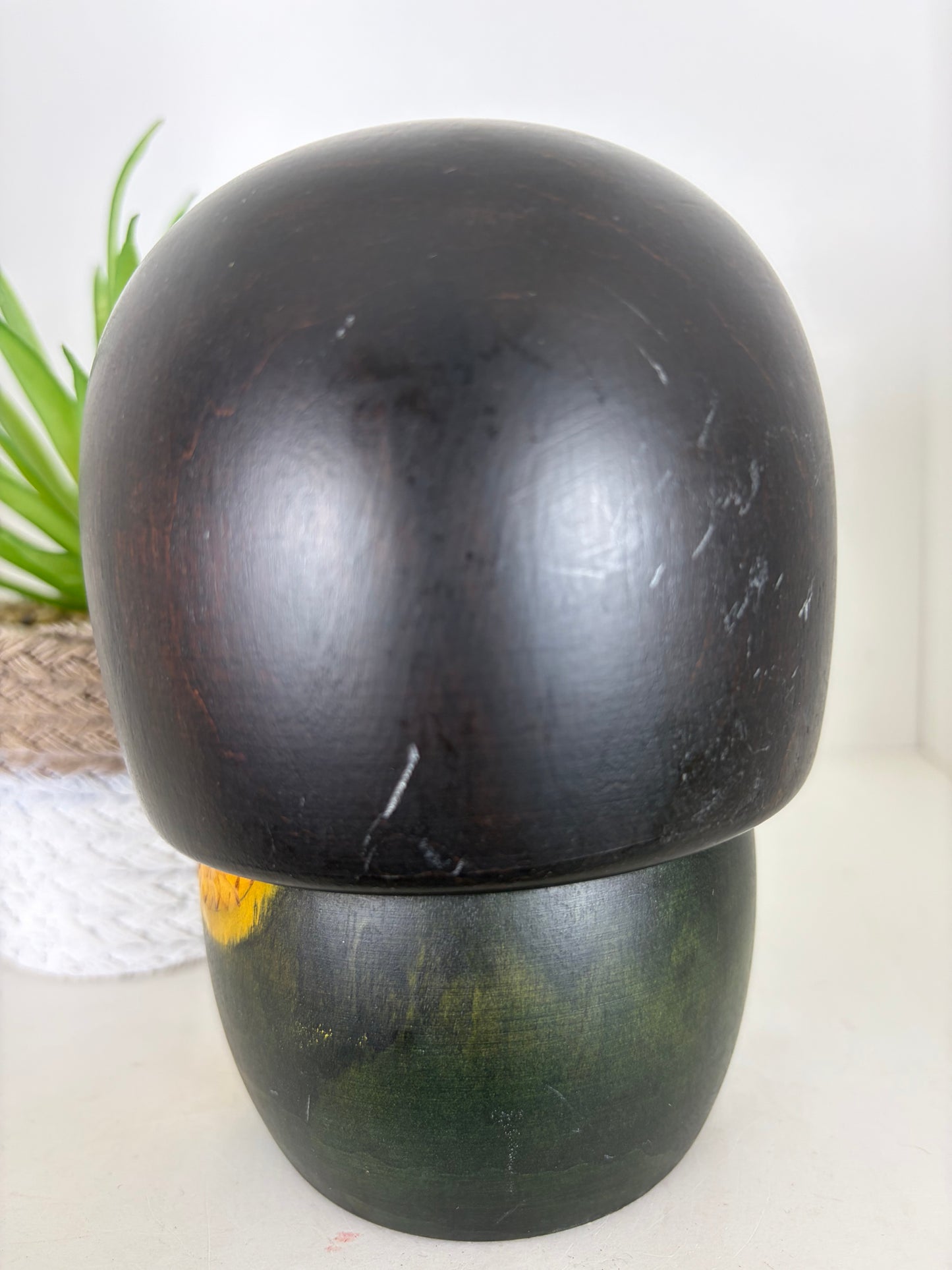 Vintage Sosaku kokeshi by Kato Tatsuo (1940-)