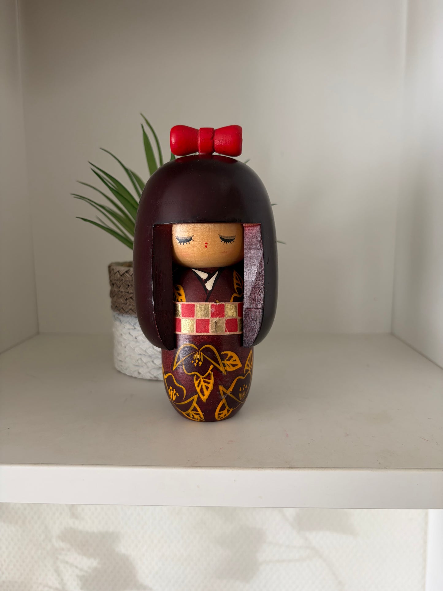 Vintage set creative kokeshi by Hajime Miyashita(1940-)
