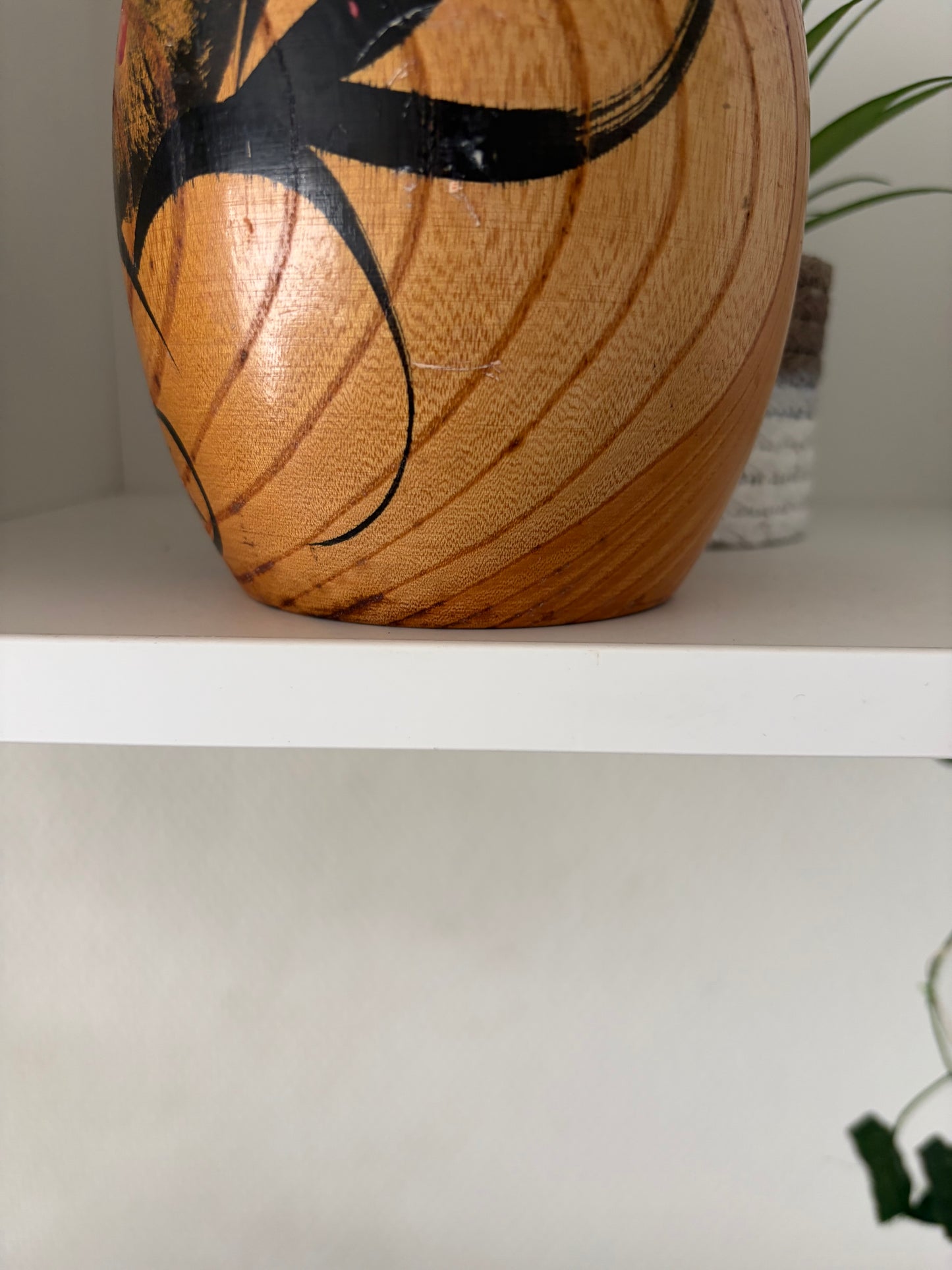 Vintage Daruma kokeshi