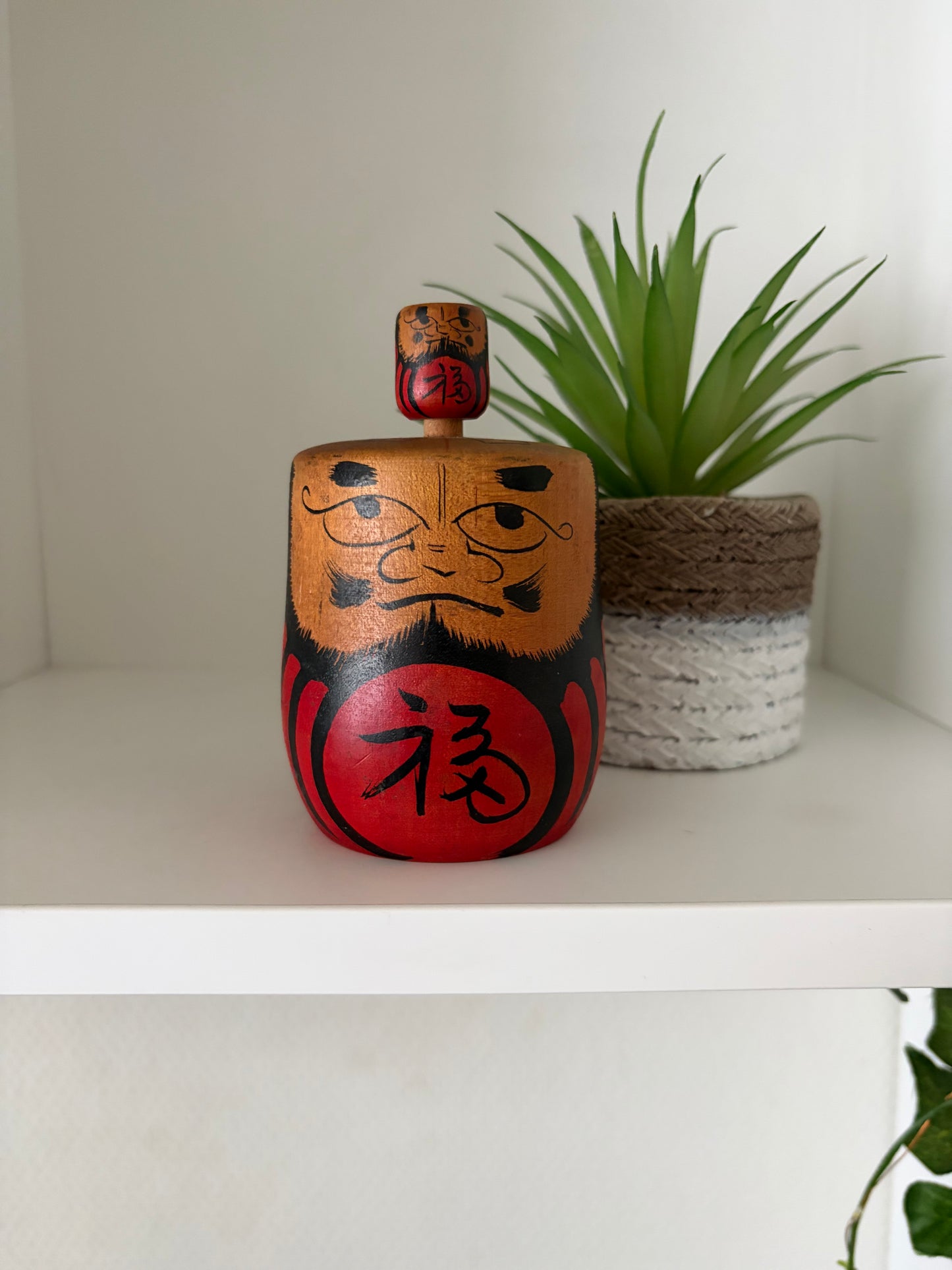Vintage Daruma kokeshi by Toku