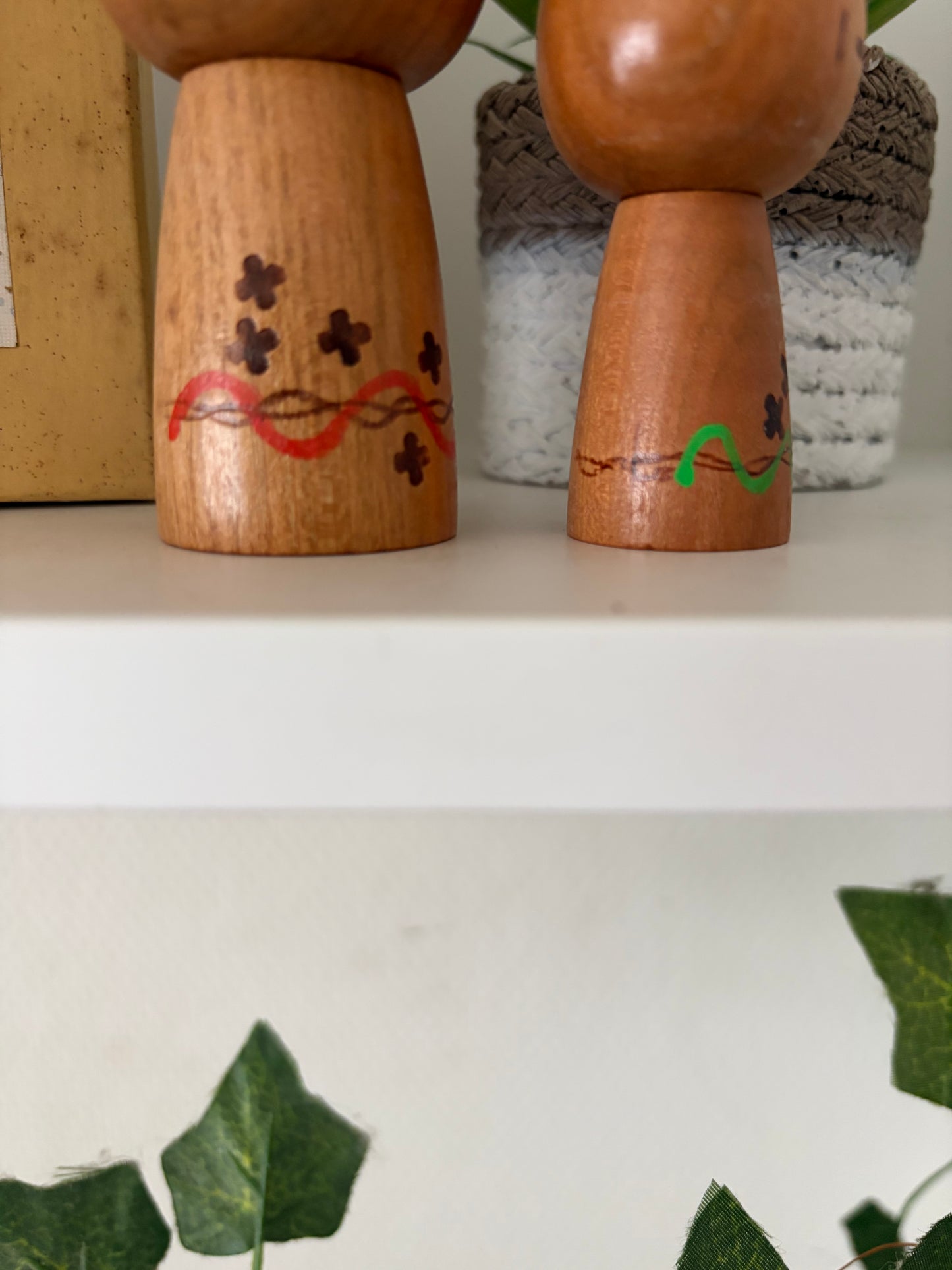 Vintage Sosaku kokeshi by Kato Masami (1925-)