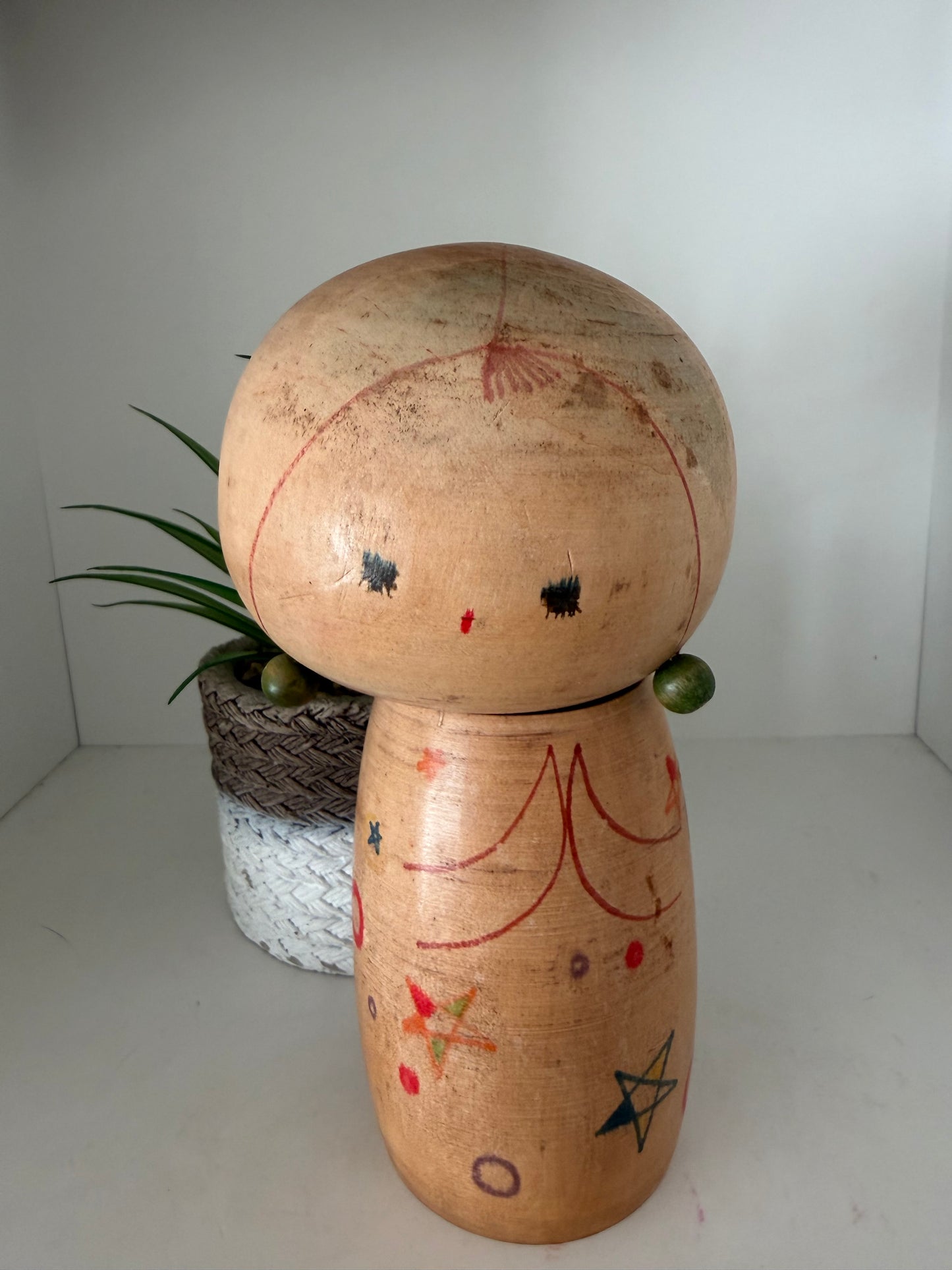 Rare Vintage Creative Kokeshi By Hiroe Fukushima