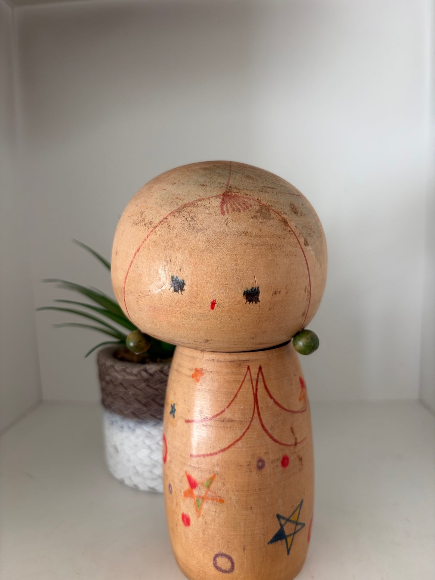 Rare Vintage Creative Kokeshi By Hiroe Fukushima