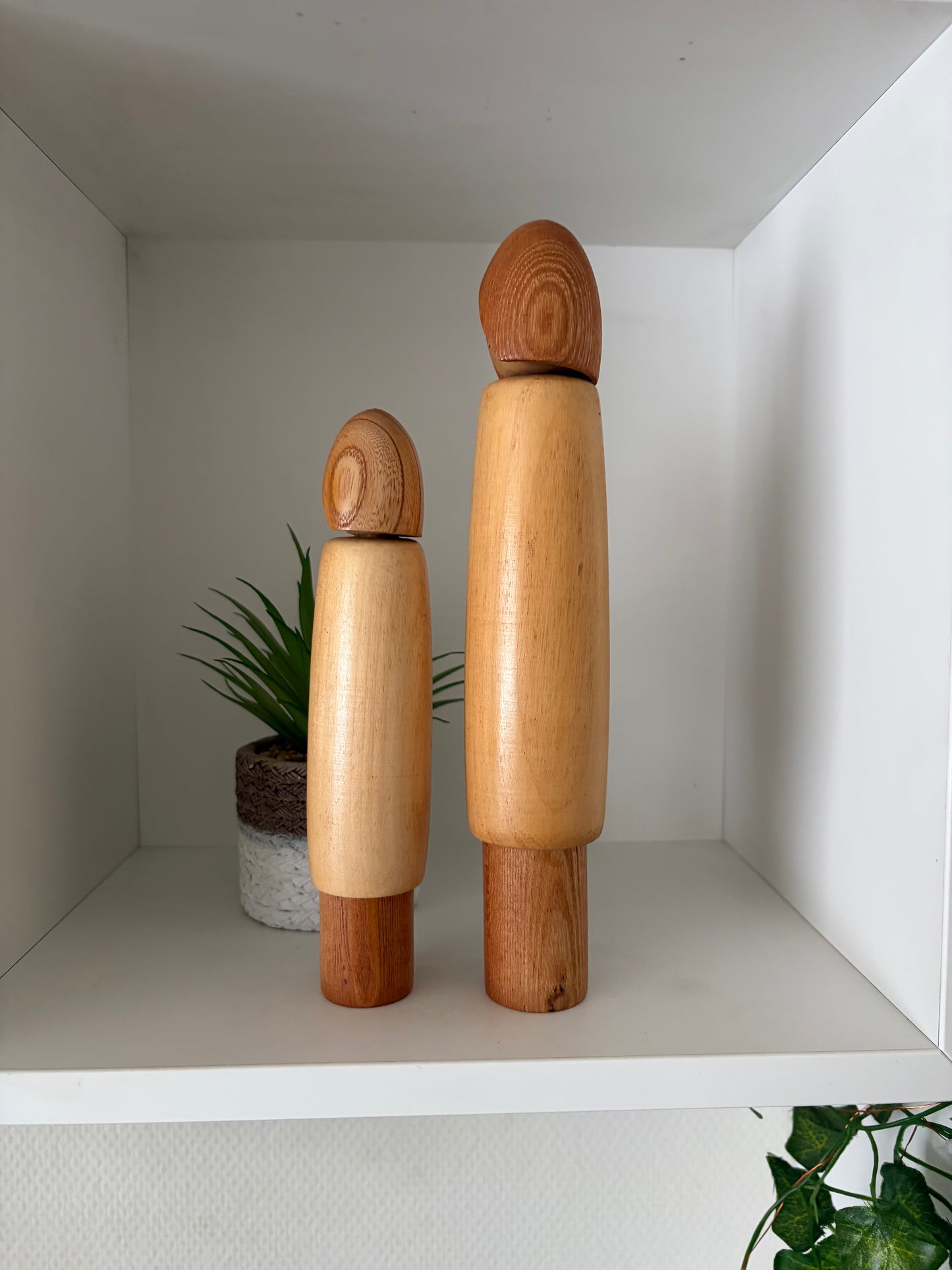 Rare Vintage set creative kokeshi by Shozan Shido (1932-1995)