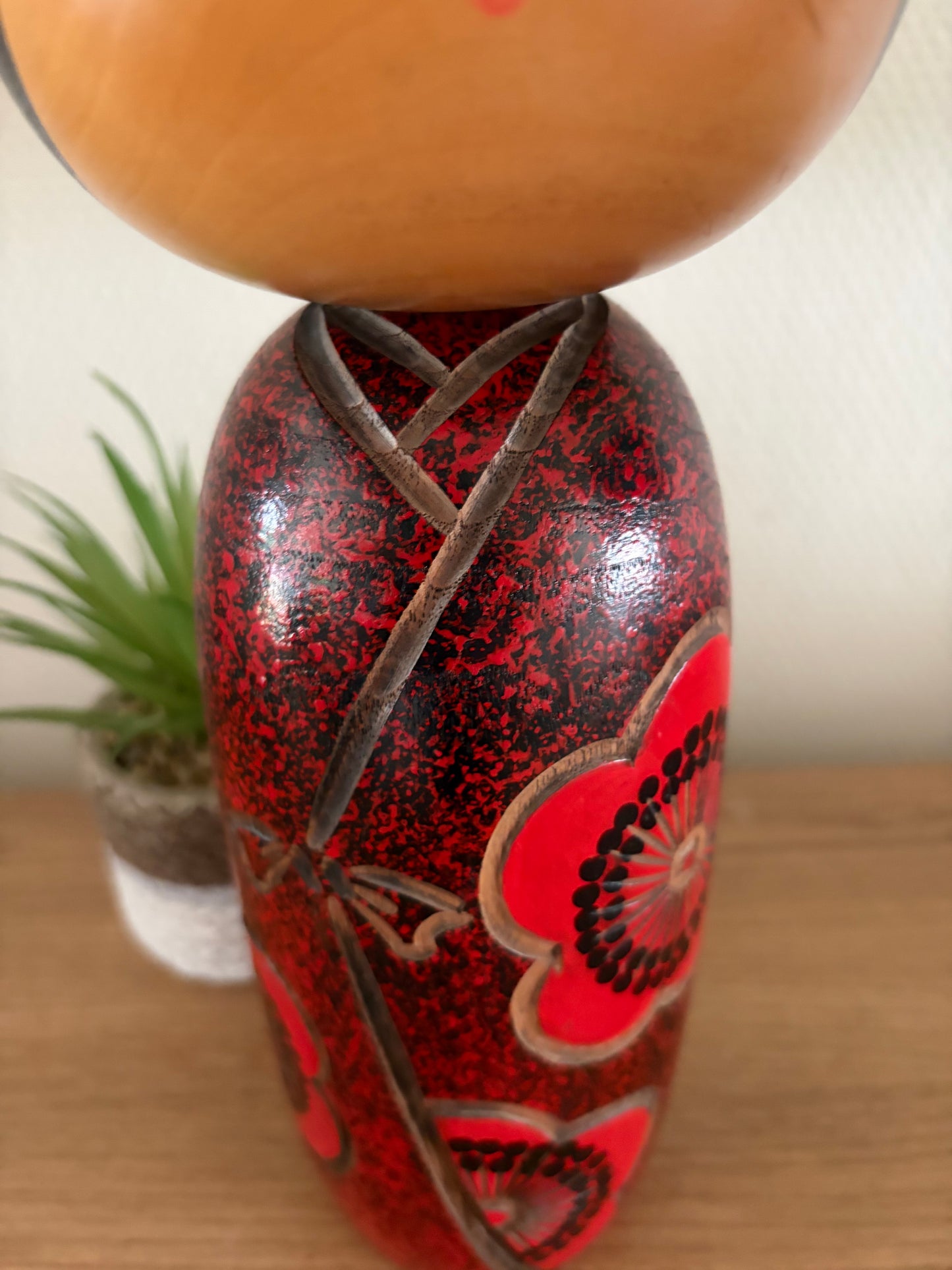 Rare vintage Sosaku kokeshi by Sato Kouson