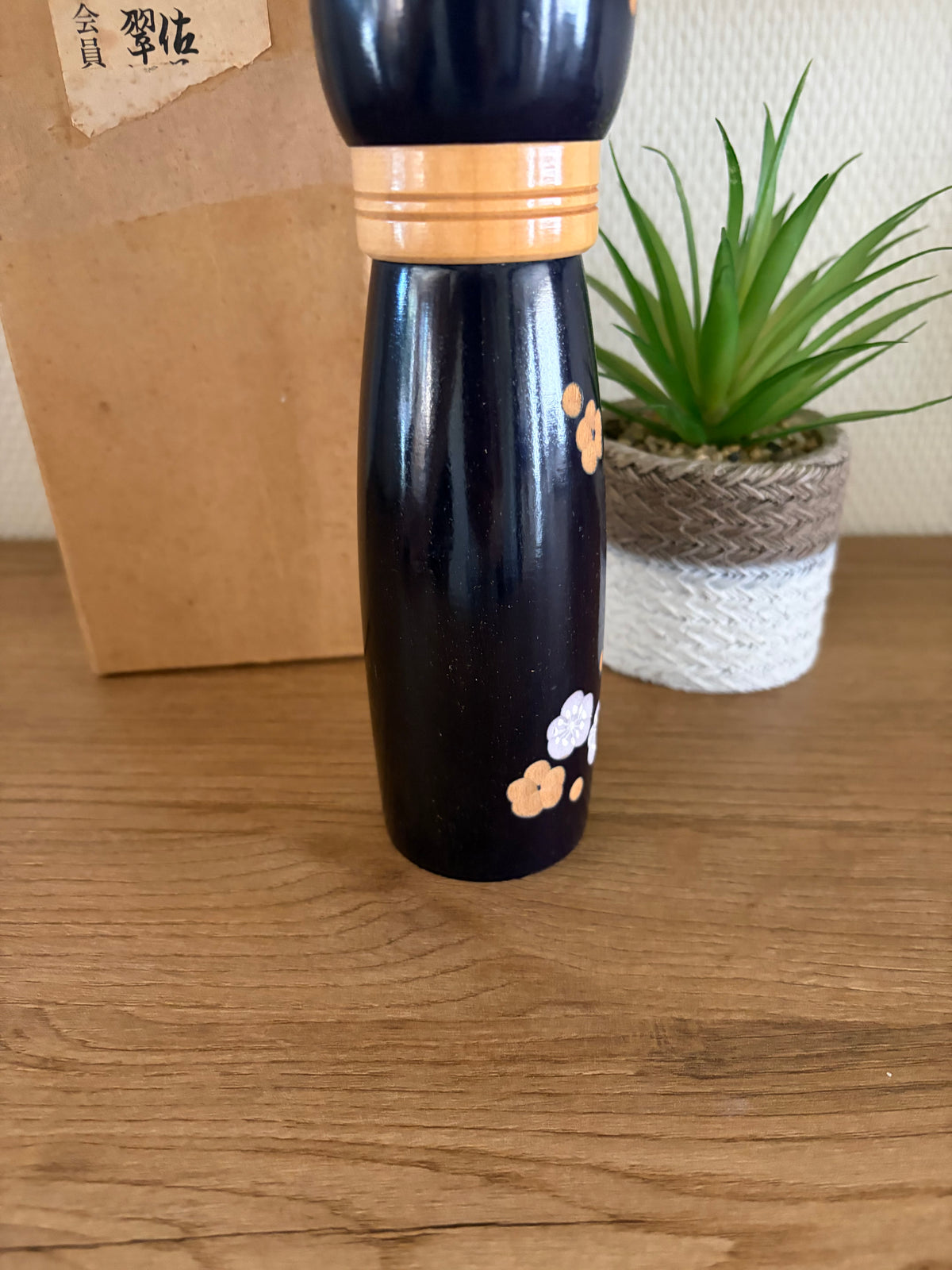Vintage Sosaku kokeshi by Sato Suigai (1920-)
