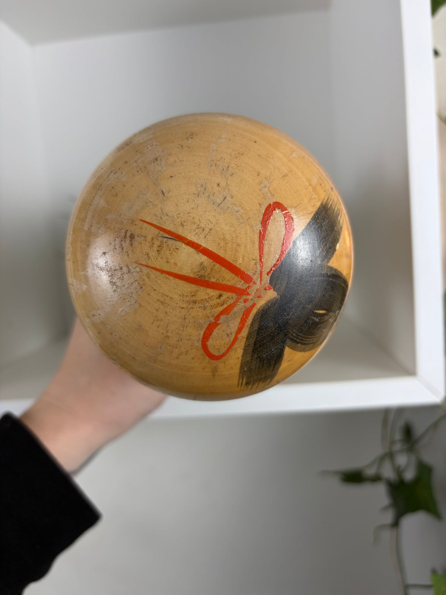 Rare vintage Sosaku kokeshi by Aida Seiho (Harumine) (1926-1998)