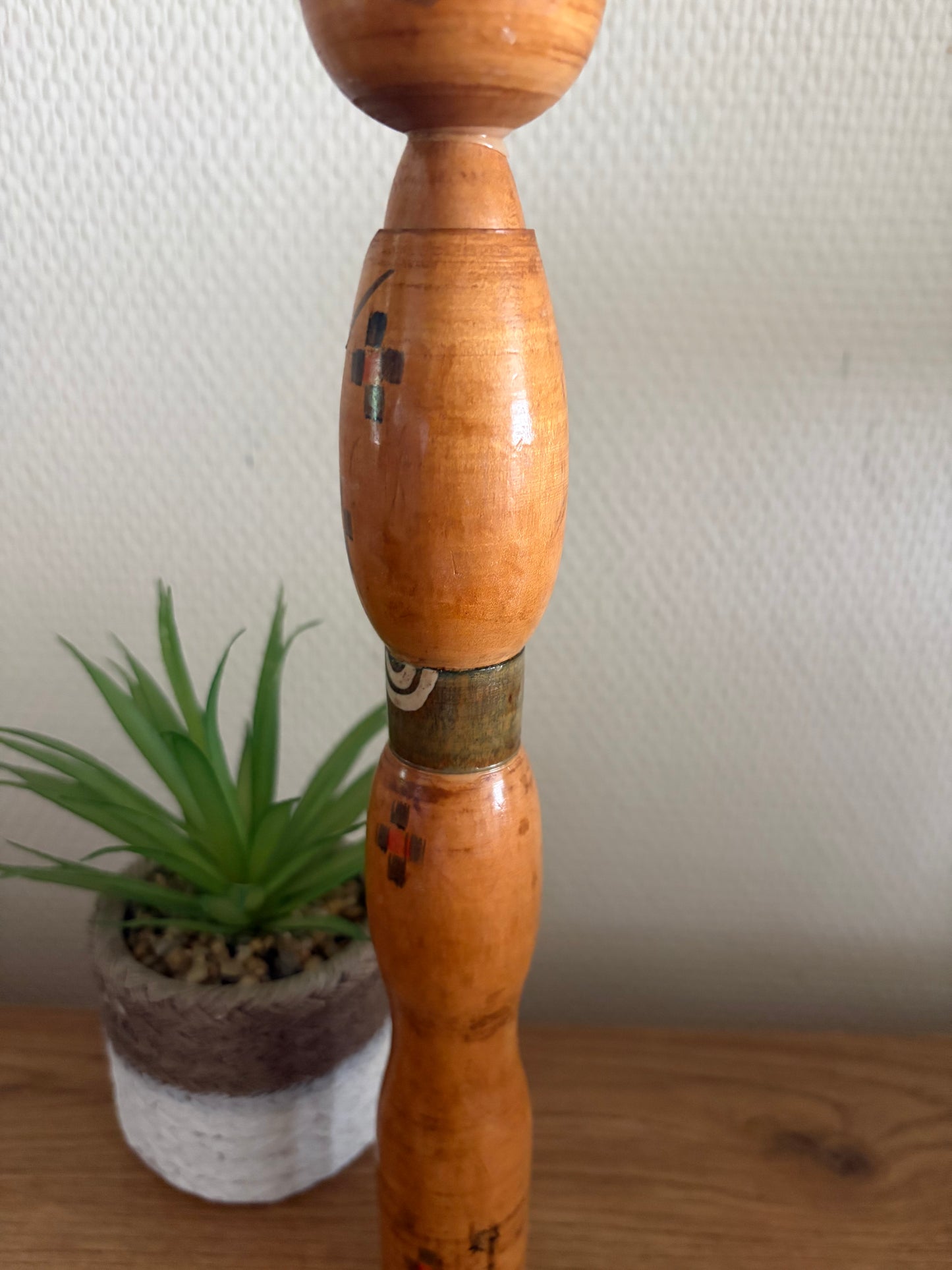 Rare vintage creative kokeshi by Inosuke Kobayashi (1931-)
