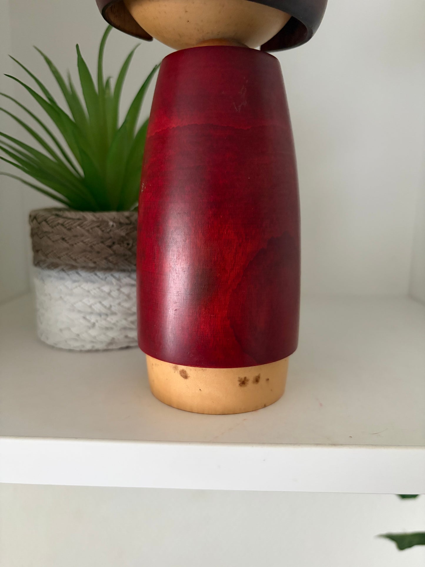 Vintage Sosaku kokeshi by Fujikawa Masae (1942-2015)