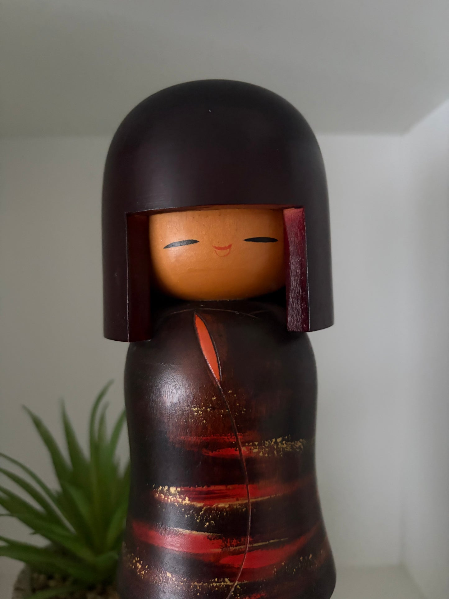 Vintage Gumma Kokeshi by Aoki Ryoka (1931-)